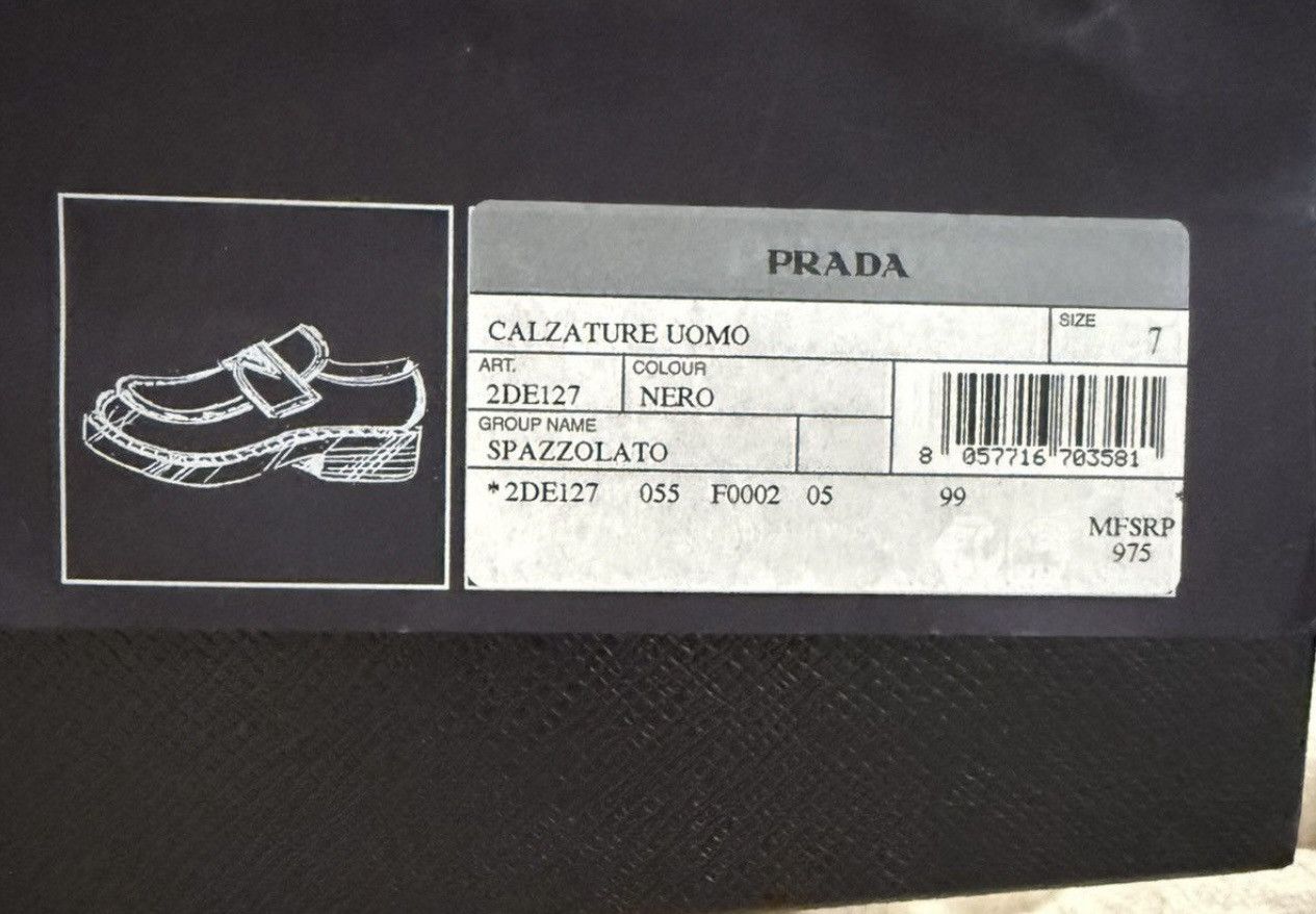 Prada Classic Prada Logo Loafers Size US 8.5 / EU 41-42 - 7 Thumbnail