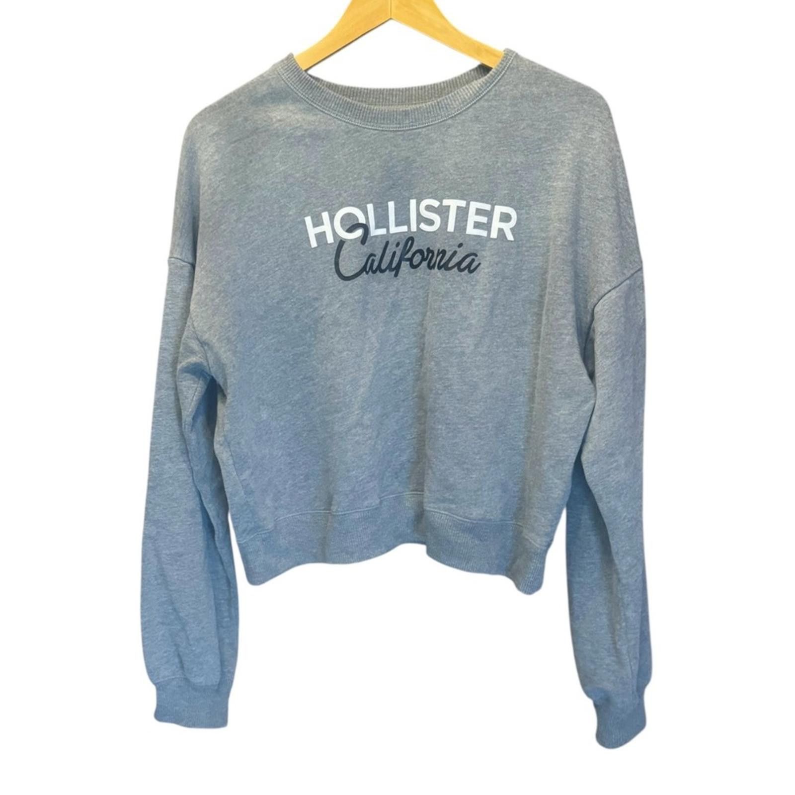Abercrombie & Fitch Hollister. California Women’s Gray Sweatshirt. Size Large. Size L / US 10 / IT 46 - 1 Thumbnail