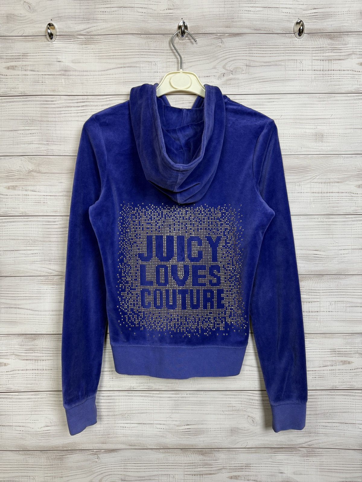 Japanese Brand VELOUR VINTAGE VIOLET Y2K JUICY COUTURE SUITS Size S / US 4 / IT 40 - 2 Thumbnail