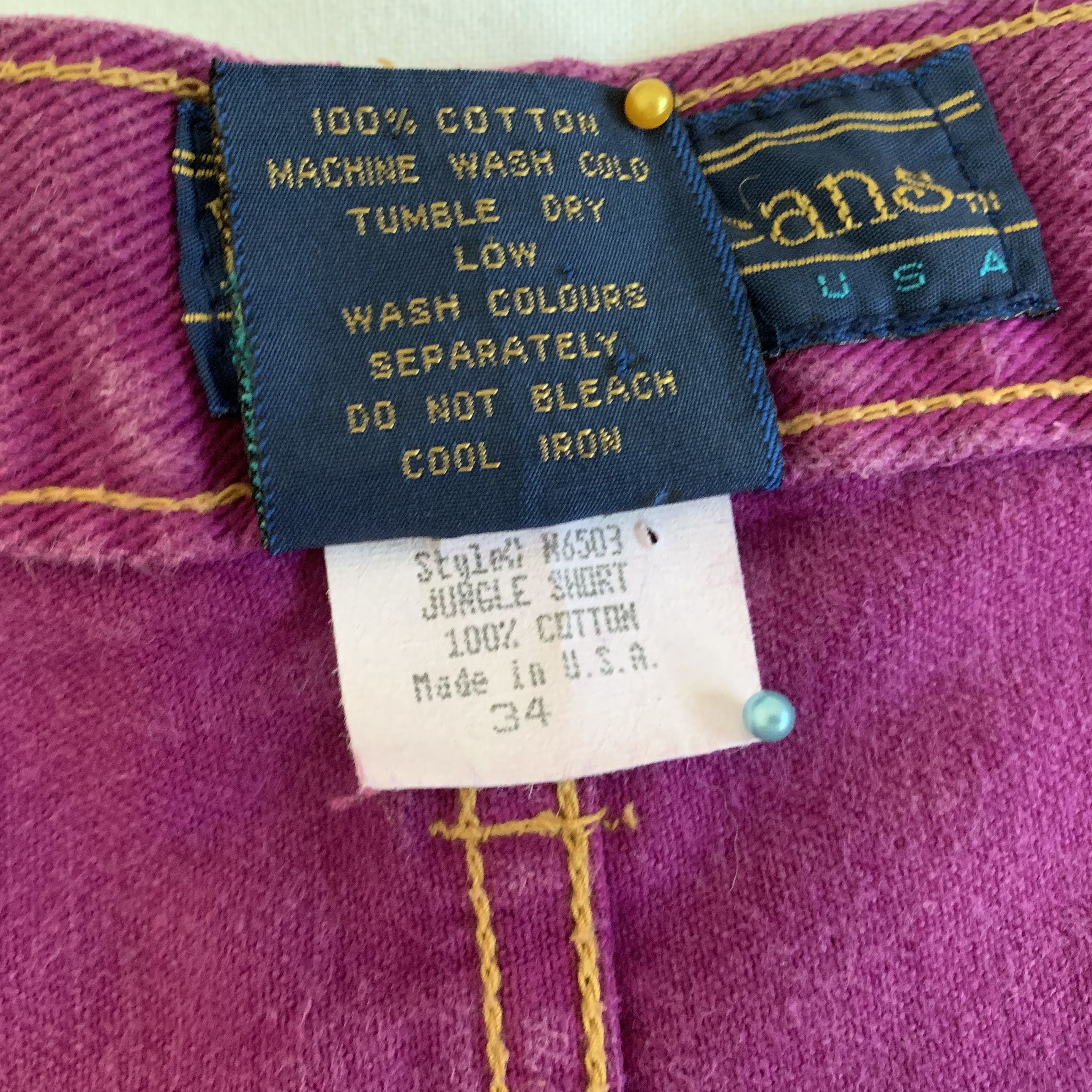Karl Kani RARE Vintage 90s KARL KANI Jeans Shorts 2pac Tupac Rap sz 34 Size US 34 / EU 50 - 7 Thumbnail