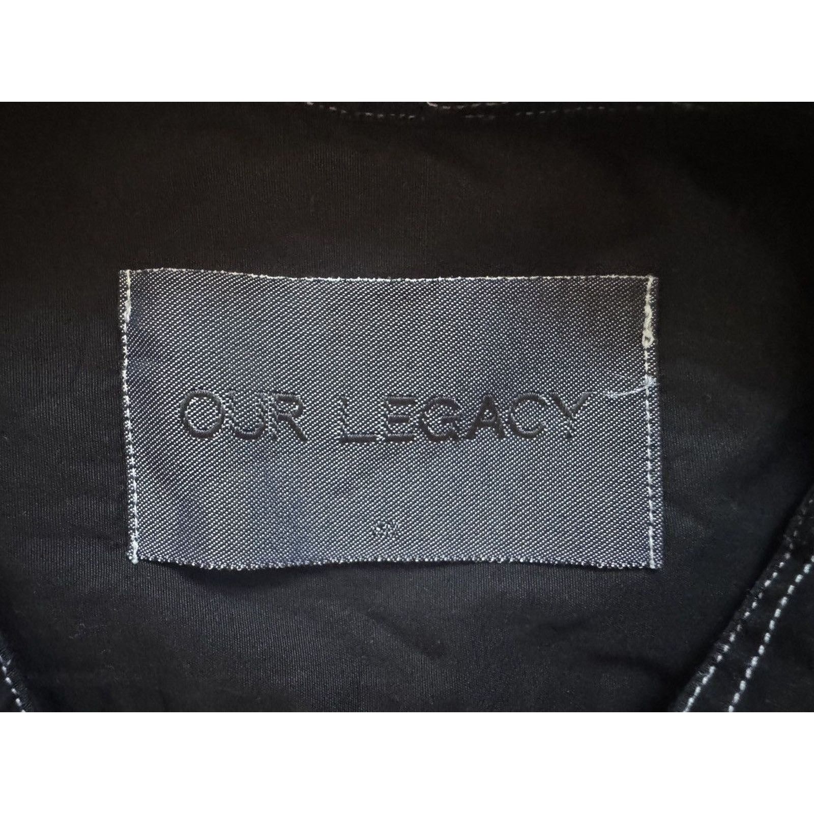 Our Legacy Our legacy Black Oxford Shirt Size US M / EU 48-50 / 2 - 3 Thumbnail