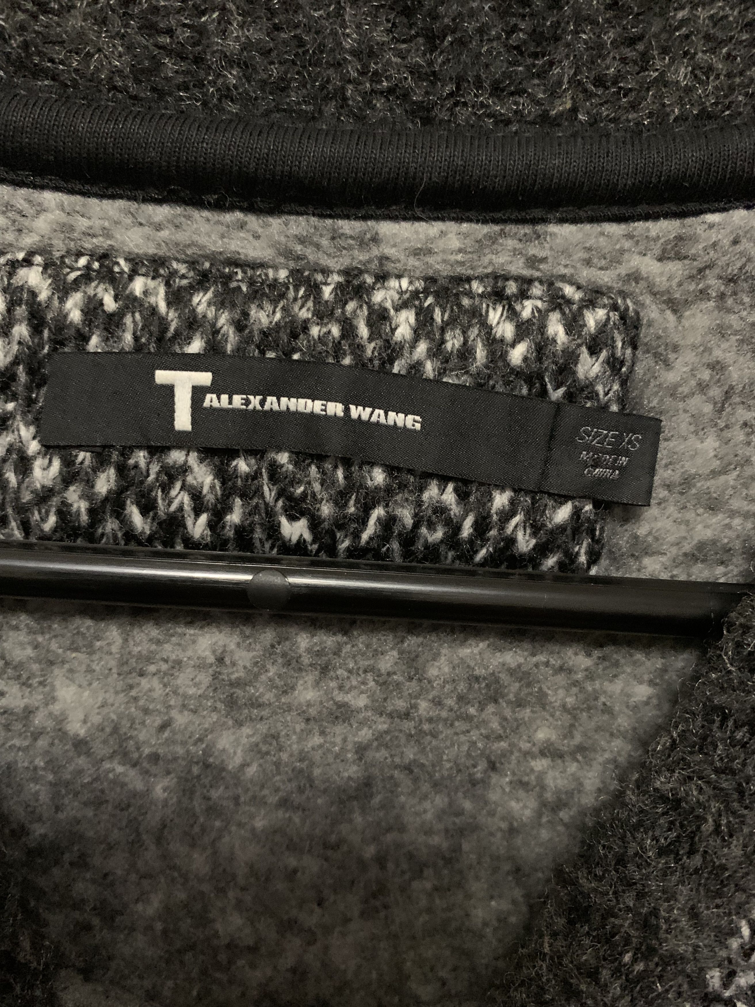 T by Alexander Wang T BY ALEXANDER WANG Knit Wool Swtr ⊛ HNDSTTH ⊛ BrdNw/GnyWn Size US XS / EU 42 / 0 - 2 Thumbnail
