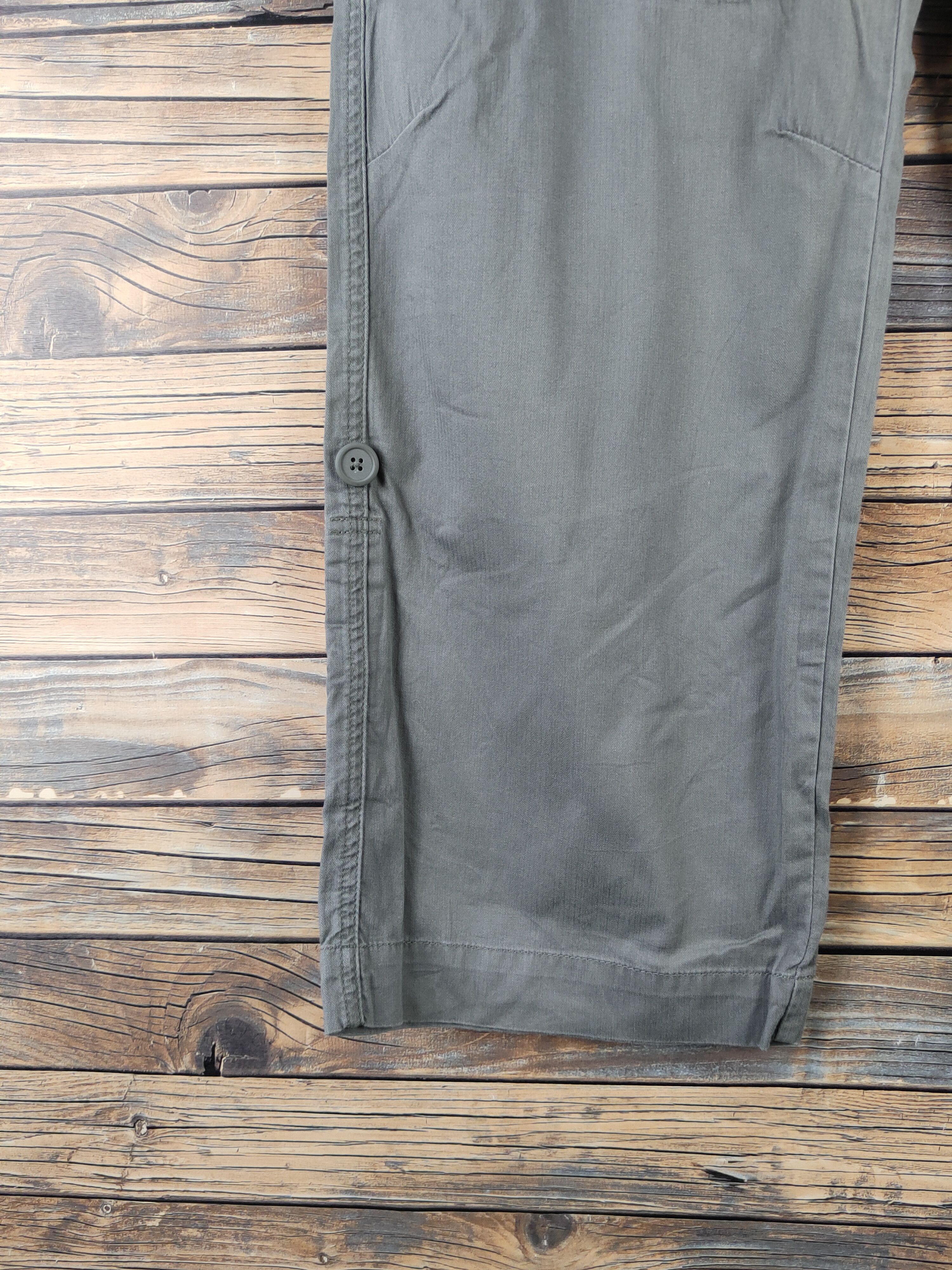 Japanese Brand DL Lee Green Multipocket Tactical Cargo Pants #947 Size US 33 - 4 Thumbnail