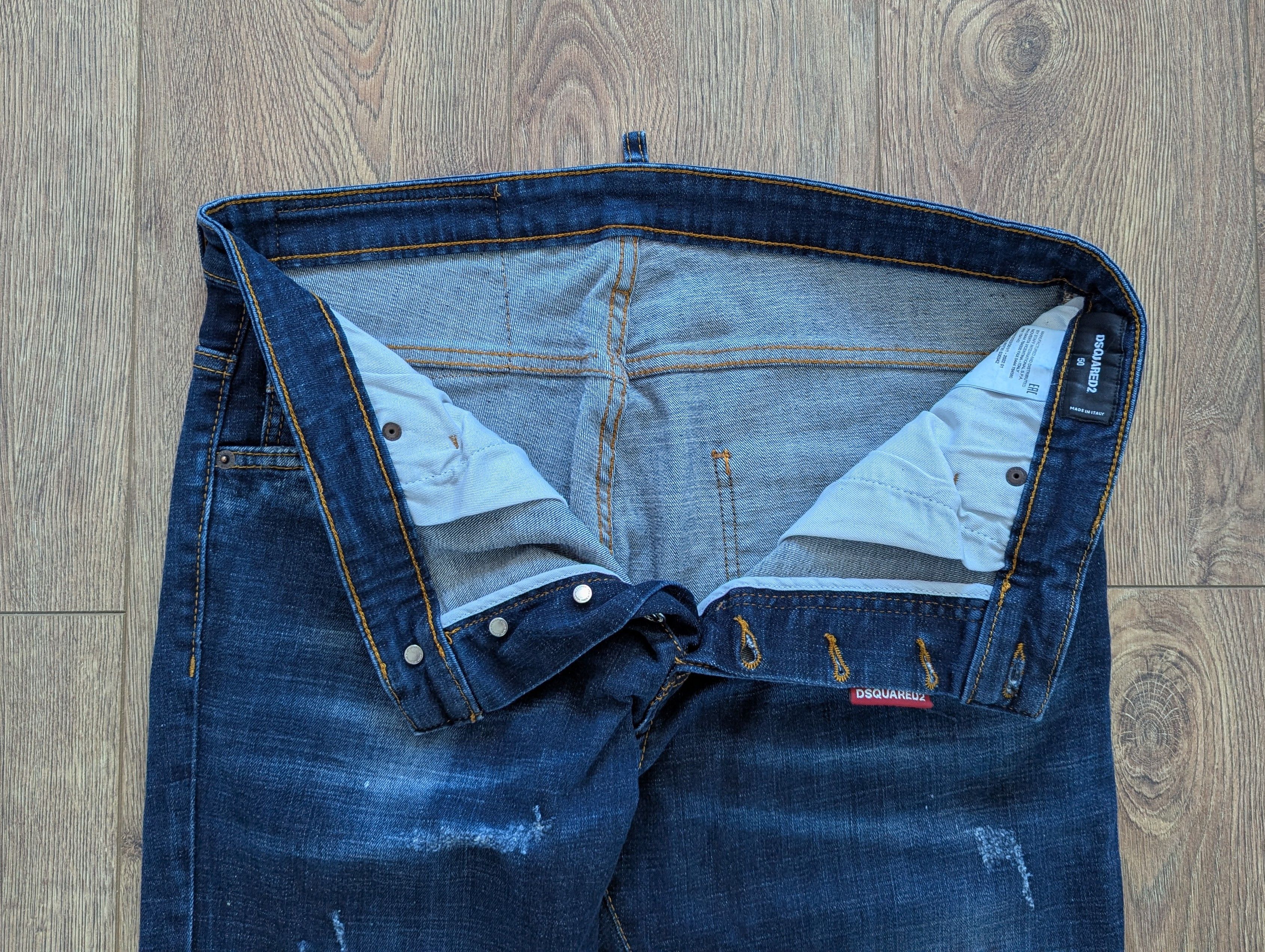 Dsquared2 DSQUARED2 Tidy Biker Jean Canadian Label Made In Italy Pants Size US 34 / EU 50 - 9 Thumbnail