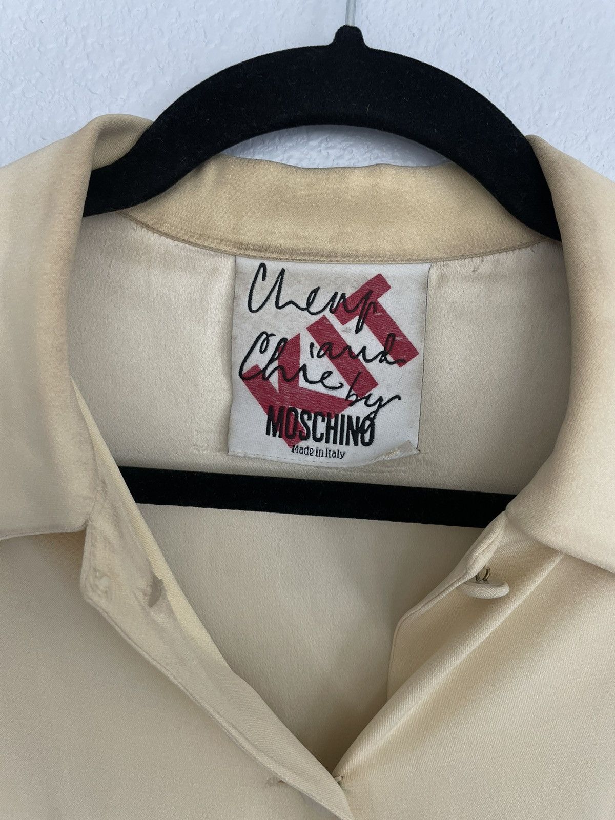 Moschino Vintage Moschino button down shirt Size M / US 6-8 / IT 42-44 - 2 Thumbnail