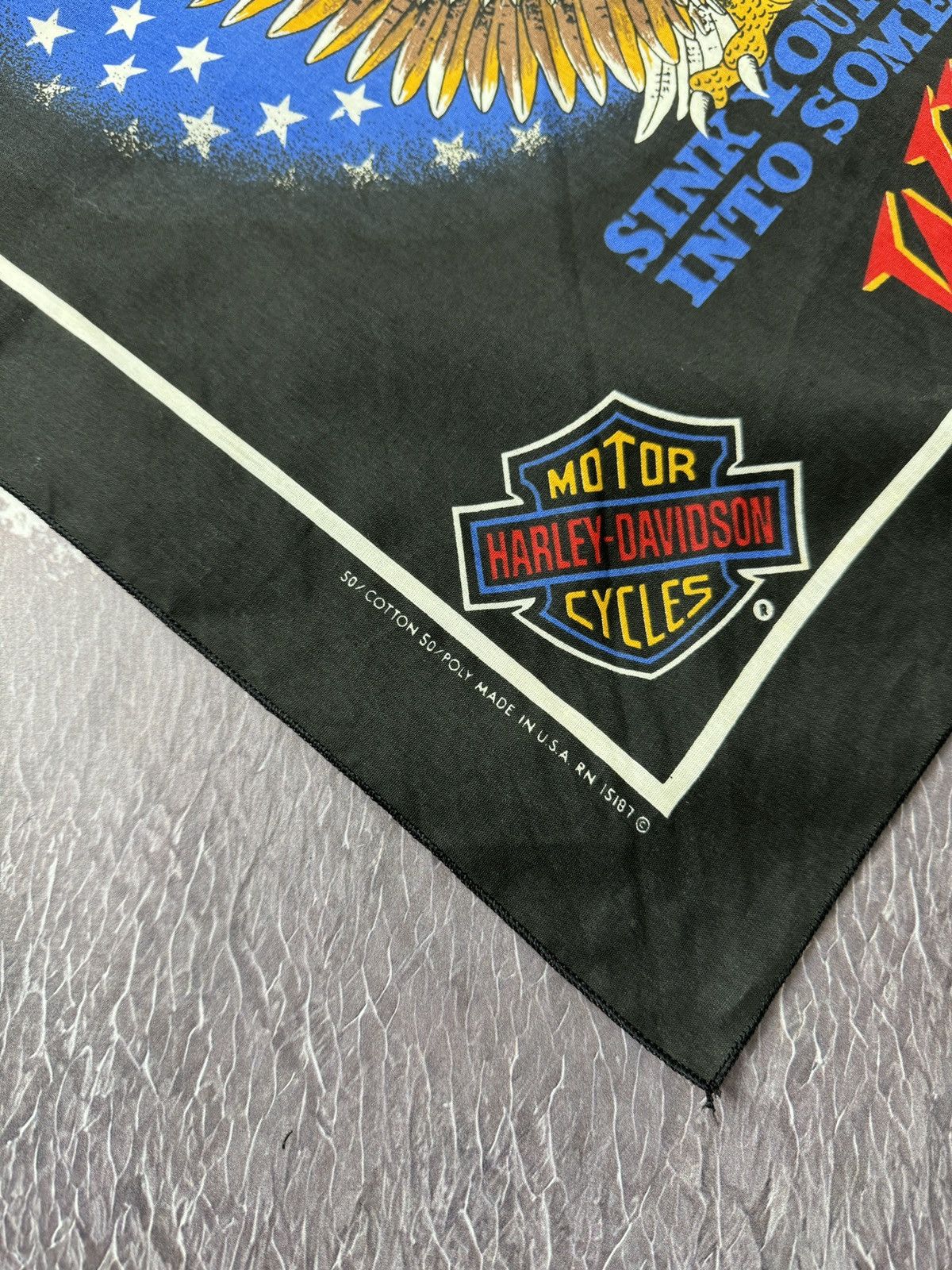 Harley Davidson Harley-Davidson Sink Your Claws Into Something Wild Bandana Size ONE SIZE - 4 Thumbnail