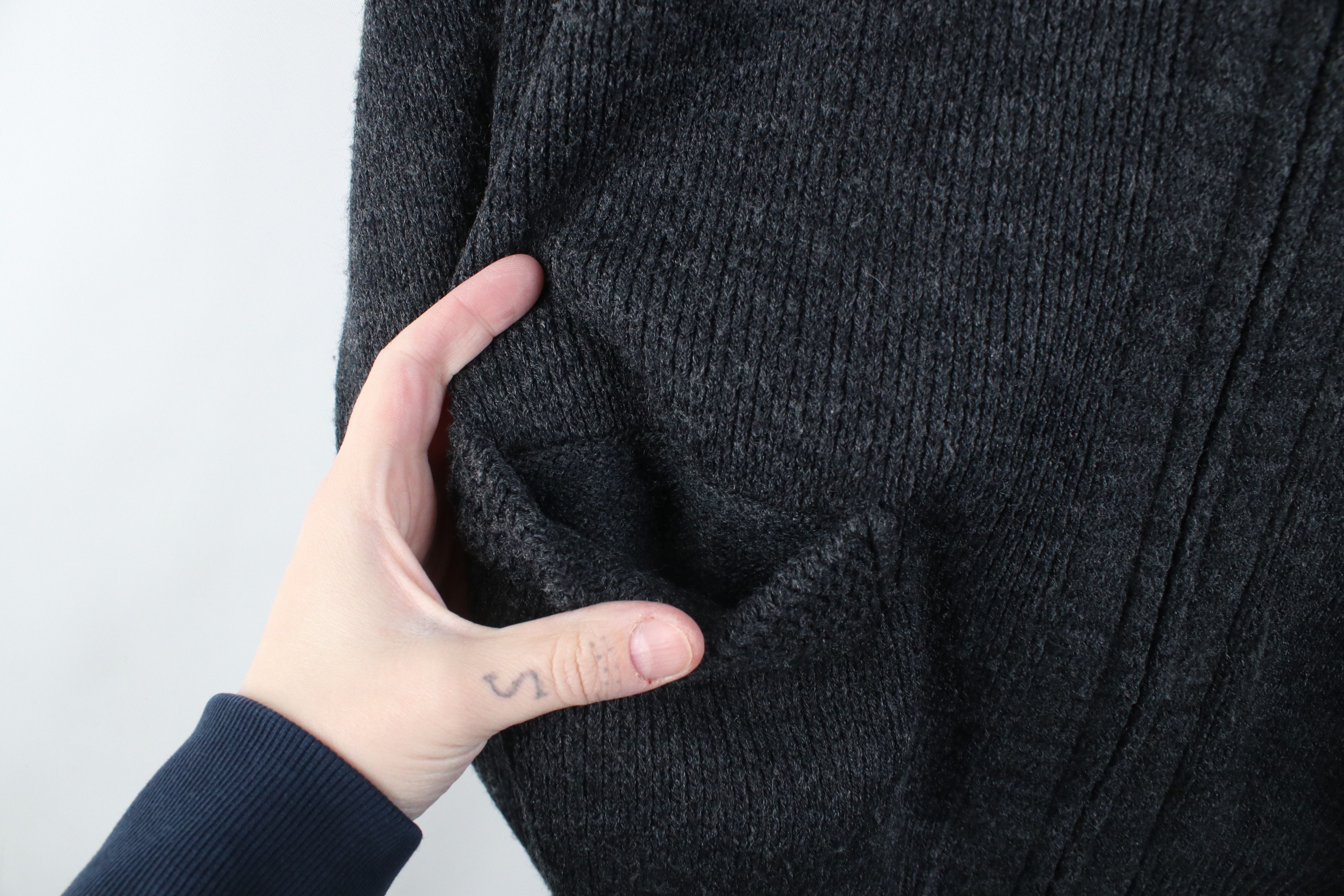 Vintage Vintage 90s Streetwear Knit Full Zip Cardigan Sweater Gray Size US XXL / EU 58 / 5 - 4 Thumbnail