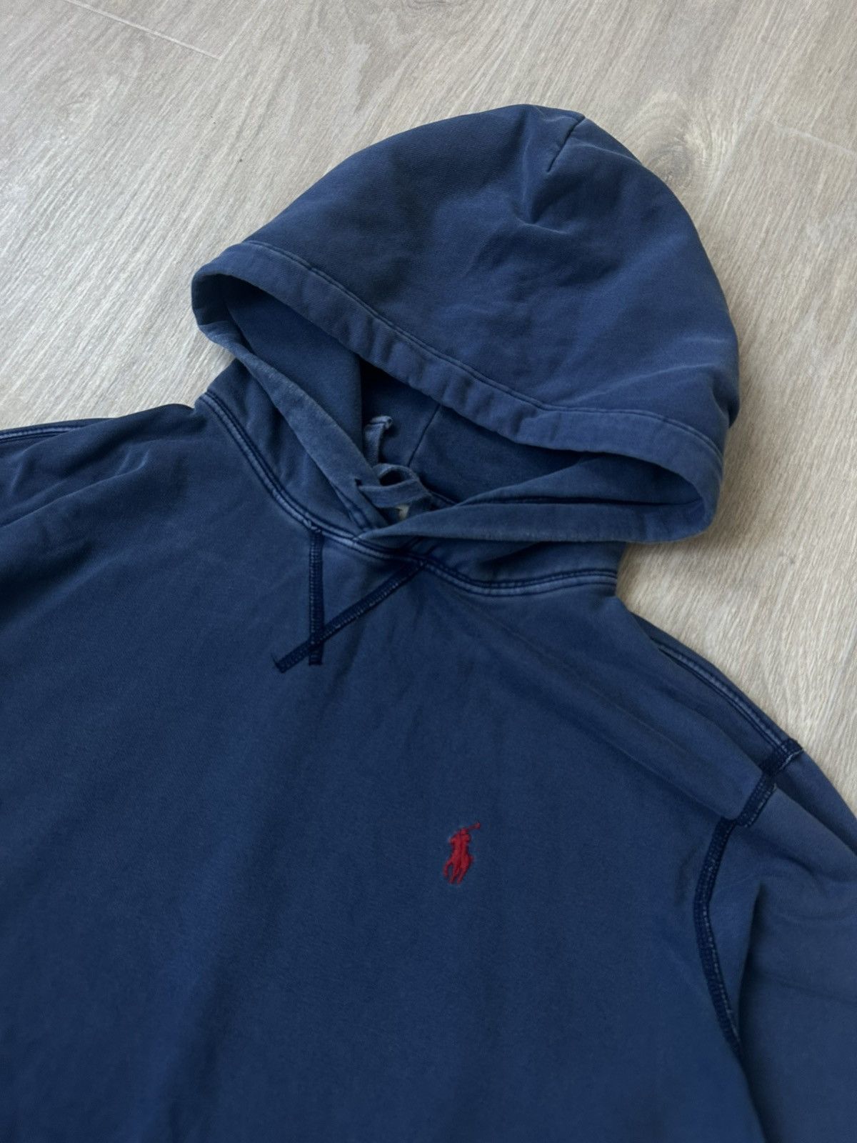 Polo Ralph Lauren vintage Polo Ralph Lauren denim&supply hoodie 90s rare Size US L / EU 52-54 / 3 - 3 Thumbnail
