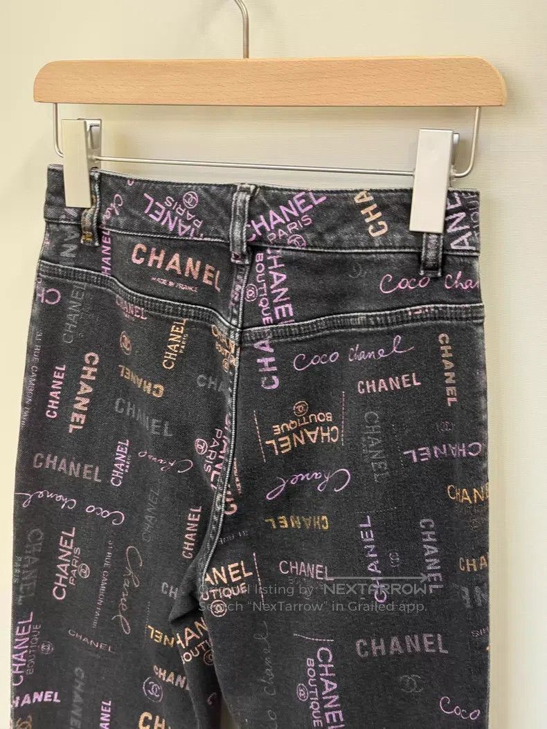 Chanel Chanel Grey jeans Size 42" / US 20 - 2 Thumbnail