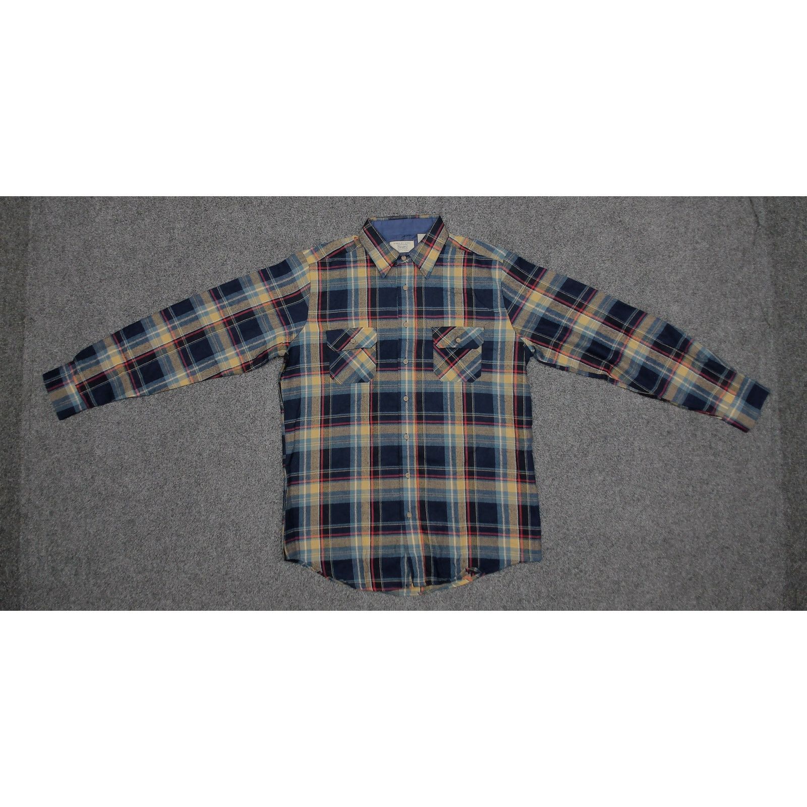 Sears Vintage 70s Sears Boxy Plaid Acrylic Shacket L Tall Size US L / EU 52-54 / 3 - 5 Thumbnail