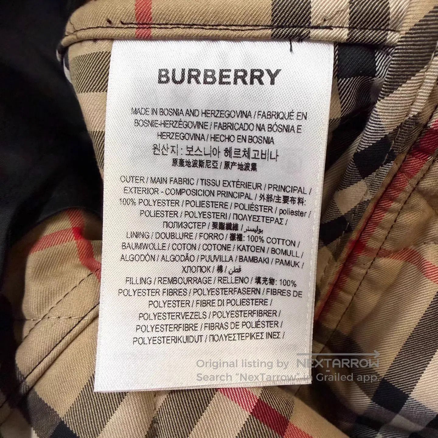Burberry Black Quilted Light Jacket . Size US XS / EU 42 / 0 - 5 Thumbnail