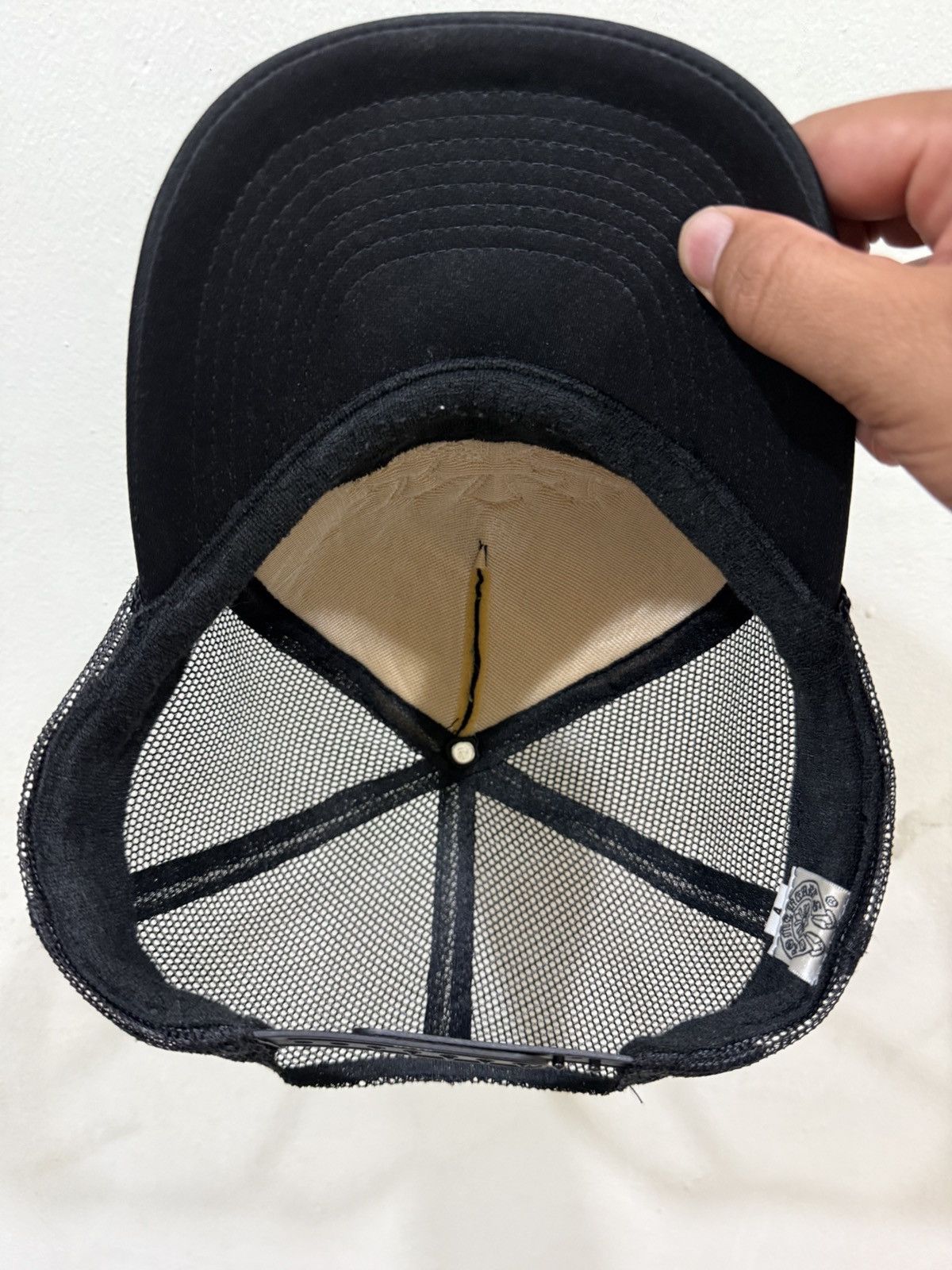 Chrome Hearts Vintage Chrome Hearts Cross Trucker Hat Size ONE SIZE - 6 Thumbnail