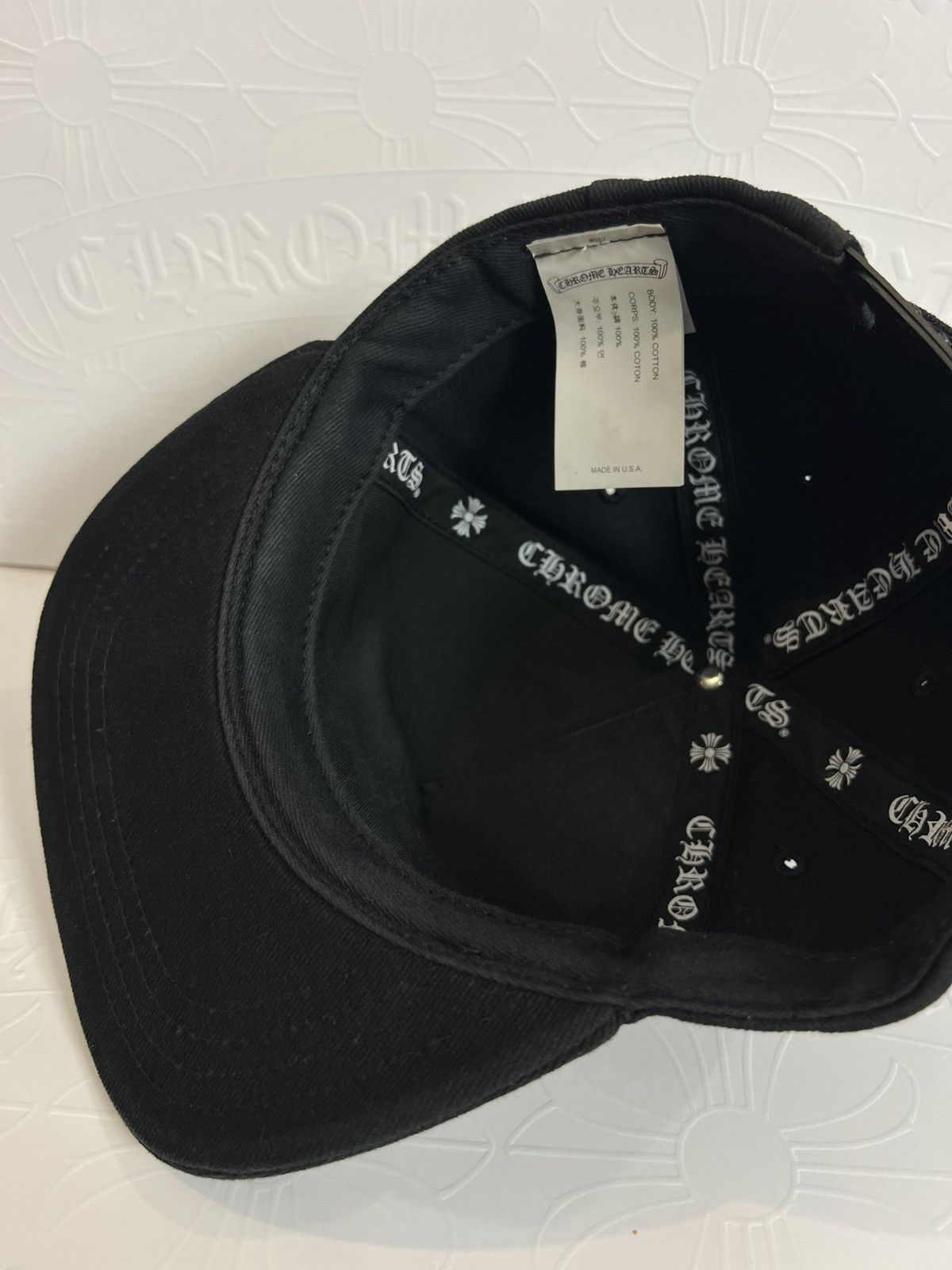 Chrome Hearts Chrome Hearts Cross denim hat Size ONE SIZE - 6 Thumbnail