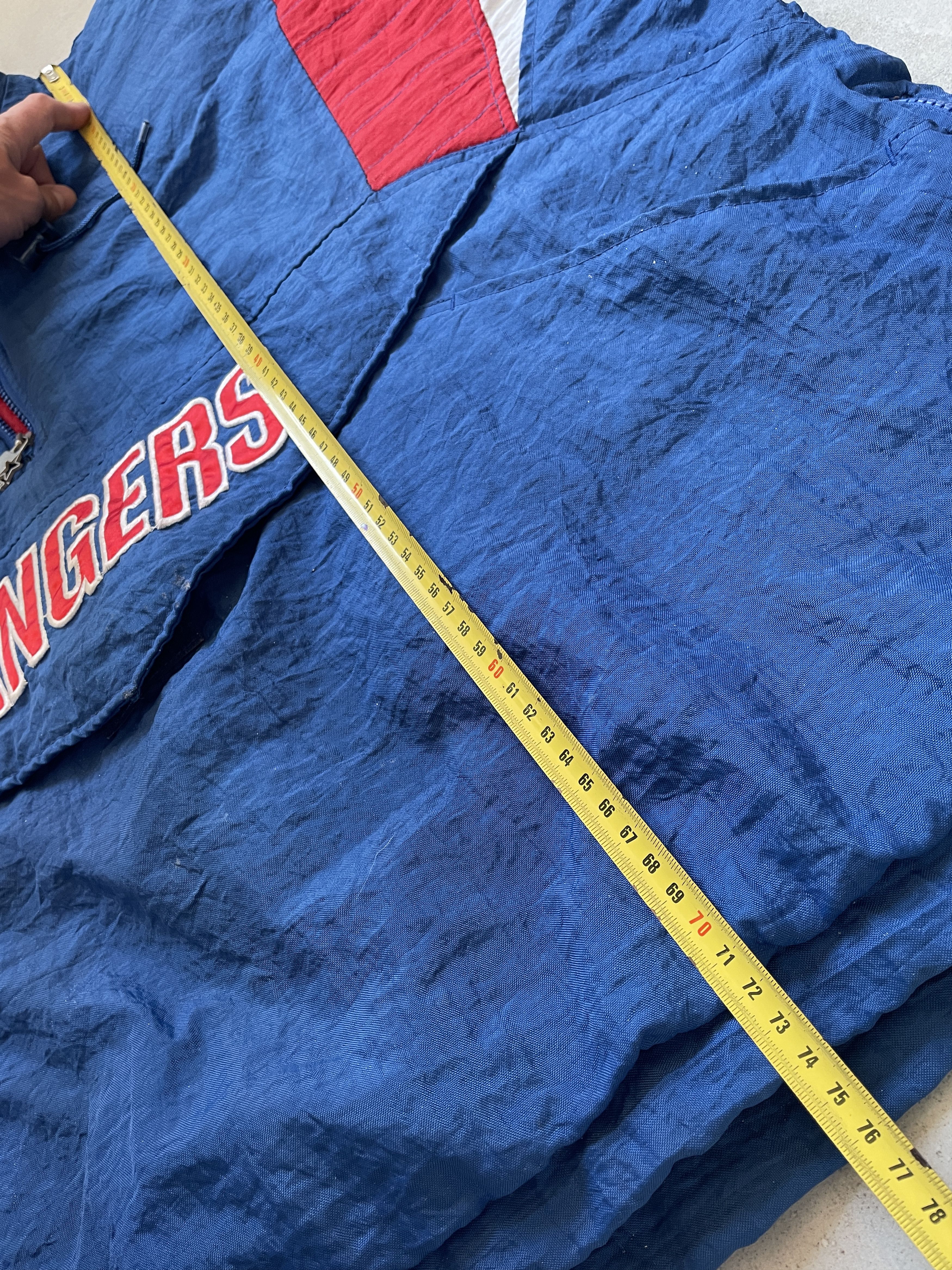 Starter VINTAGE 90S STARTER NEW YORK RAIDERS BLUE RED NHL JACKET Size US XL / EU 56 / 4 - 11 Thumbnail
