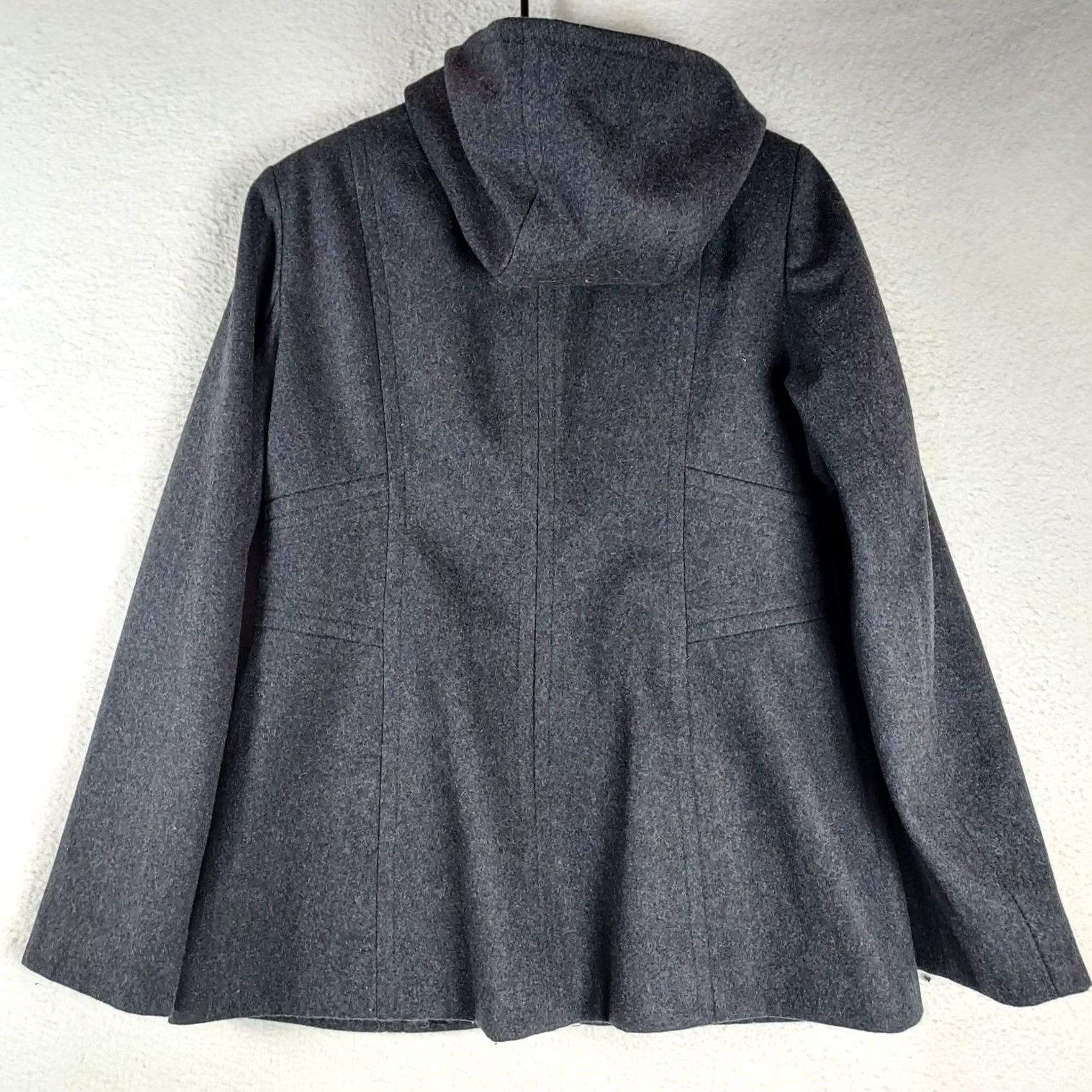 Anne Klein Anne Klein Wool Blend Coat Women’s M Black Mid Length Lined Winter Jacket Size M / US 6-8 / IT 42-44 - 2 Thumbnail