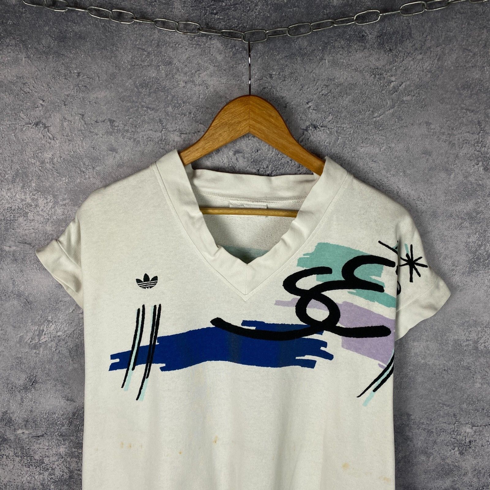 Adidas Adidas Vest Men's Size XL V-Neck Cotton Multicolor ` Size US XL / EU 56 / 4 - 2 Thumbnail