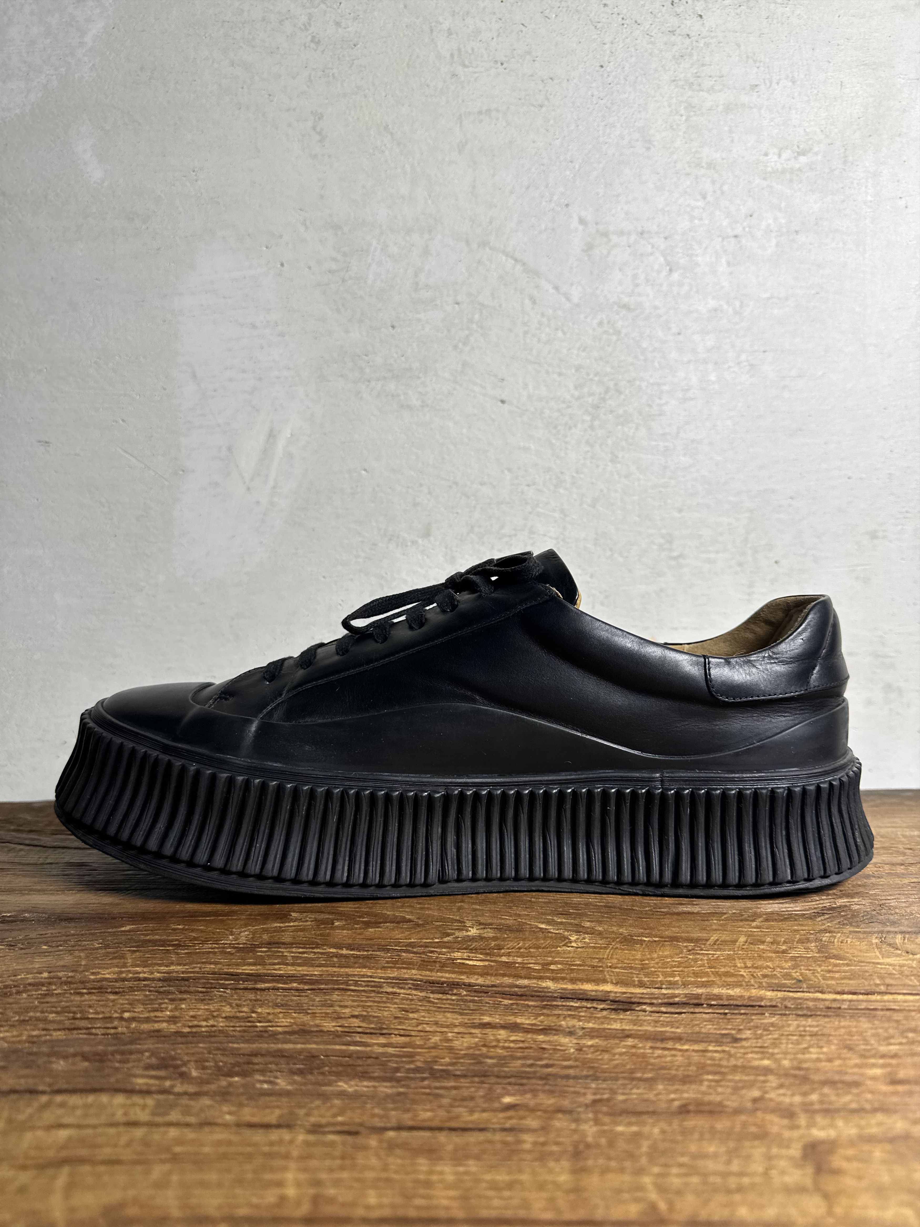 Jil Sander Jil Sander Vulcanized Low Top Leather Sneakers Size US 12 / EU 45 - 5 Thumbnail