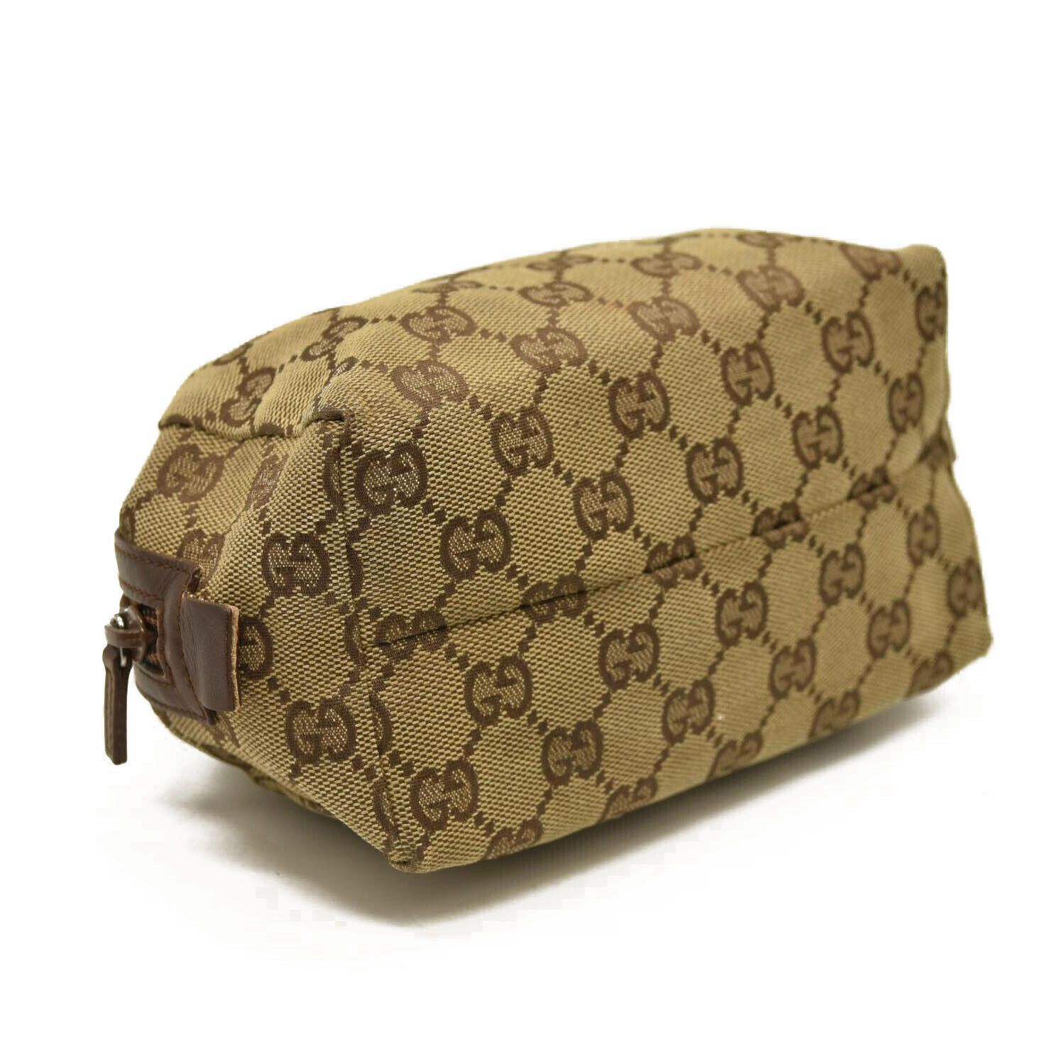 Gucci Gucci Monogram Large Cosmetic Case Brown 29595 203887 Size ONE SIZE - 4 Thumbnail