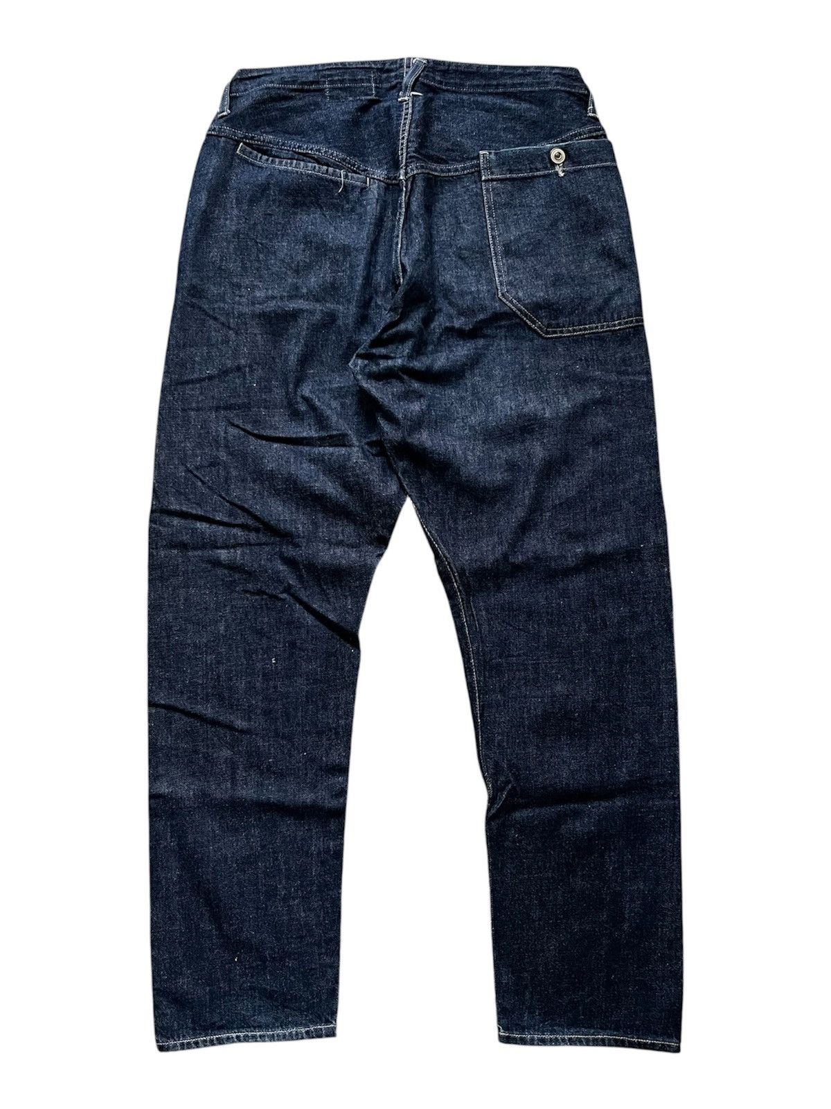 Japanese Brand Quadro Japan Drop Crotch Indigo Denim mercibeaucoup Size US 34 / EU 50 - 5 Thumbnail
