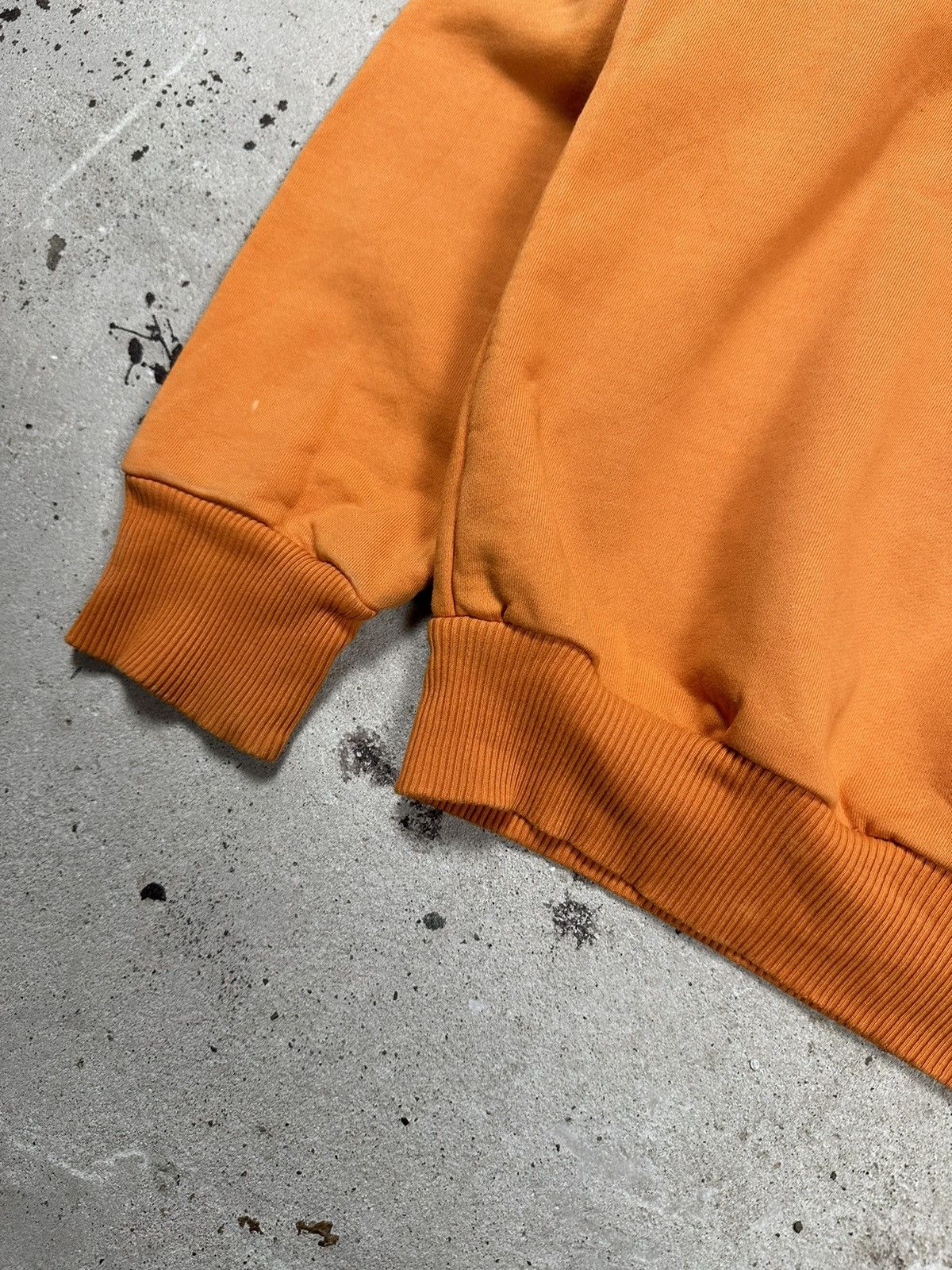 Diesel × Vintage Vintage Diesel Big Logo Reworked Boxy Orange Hoodie Size US L / EU 52-54 / 3 - 5 Thumbnail