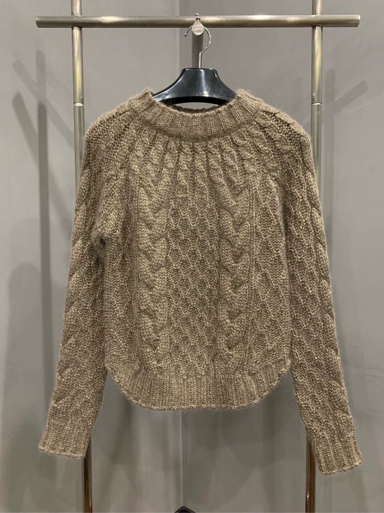 Saint Laurent Paris Saint Laurent Paris Mohair Gold Sweater 2505-Nextarrow Size M / US 6-8 / IT 42-44 - 1 Thumbnail