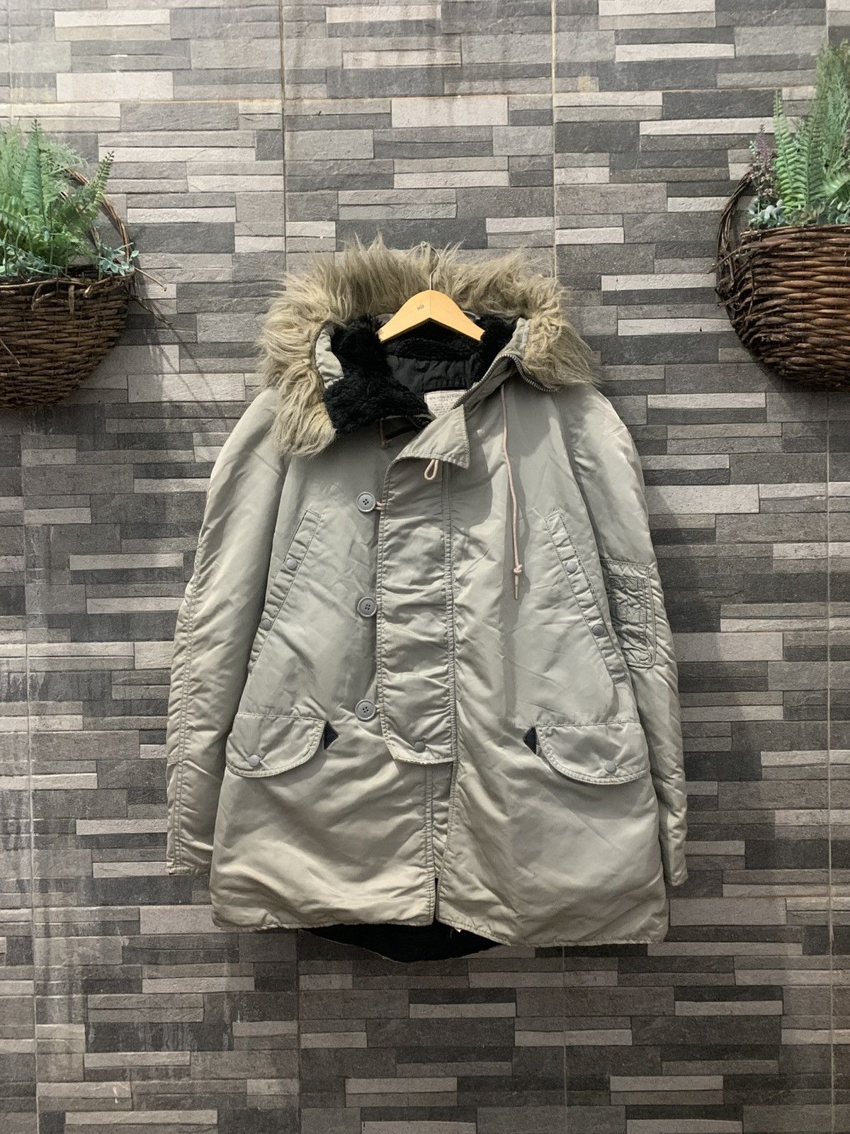 Alpha Industries Vintage ALPHA INDUSTRIES N-3B Parka Jacket Size US L / EU 52-54 / 3 - 2 Thumbnail