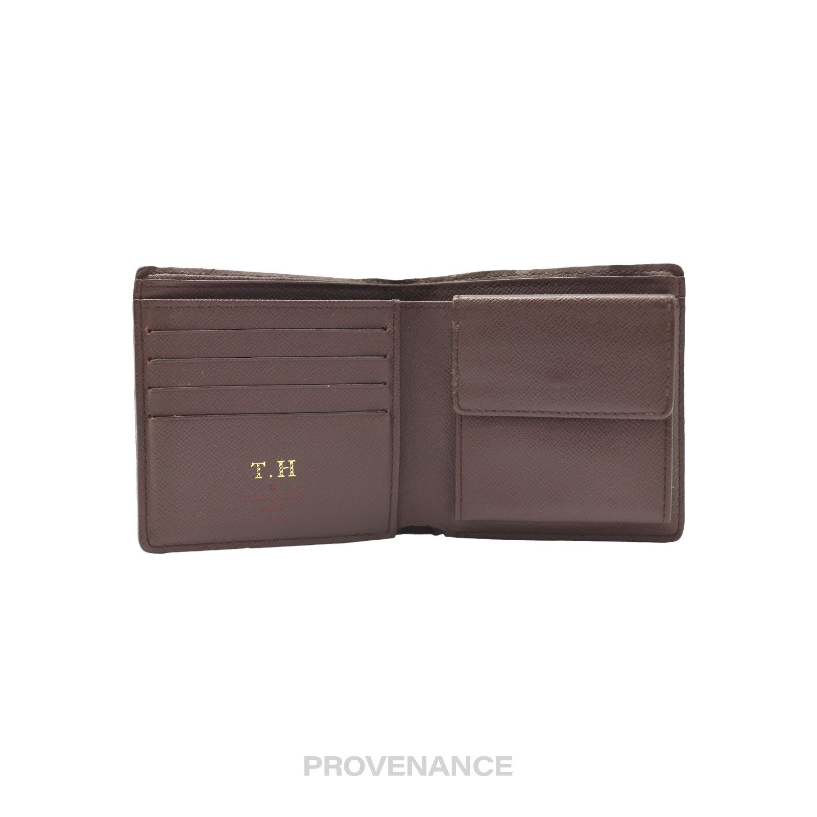 Louis Vuitton 🔴 Louis Vuitton Marco Wallet - Damier Ebene Size ONE SIZE - 6 Thumbnail