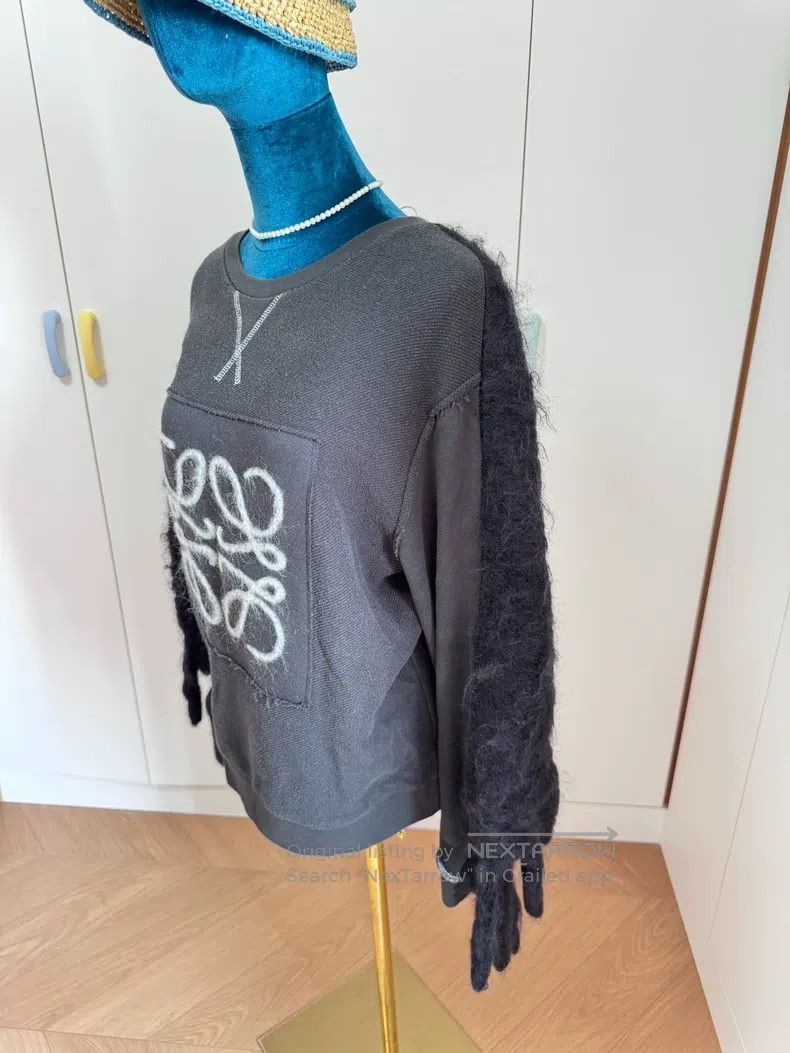 Loewe Loewe Gray tassel embroidered hoodie Size M / US 6-8 / IT 42-44 - 3 Thumbnail