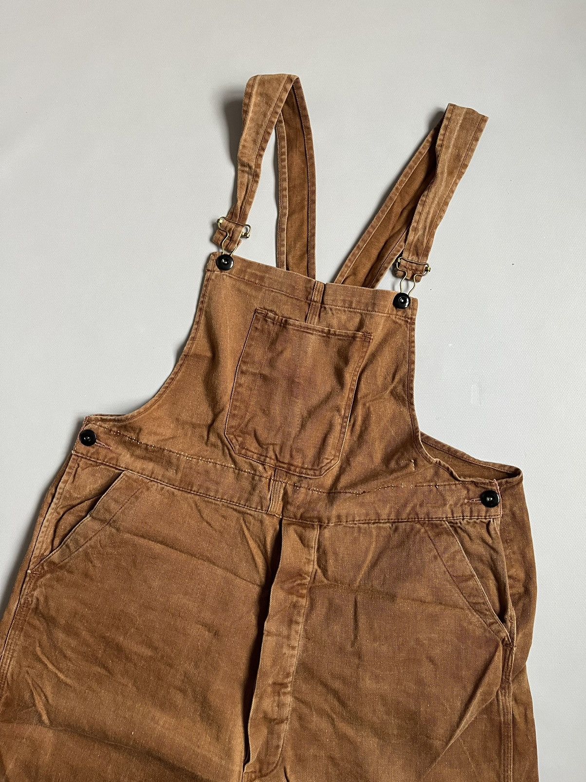 Vintage Vintage 50s 60s Men Work Wear Denim Gripwell Orange Overall Size US 36 / EU 52 - 1 Thumbnail