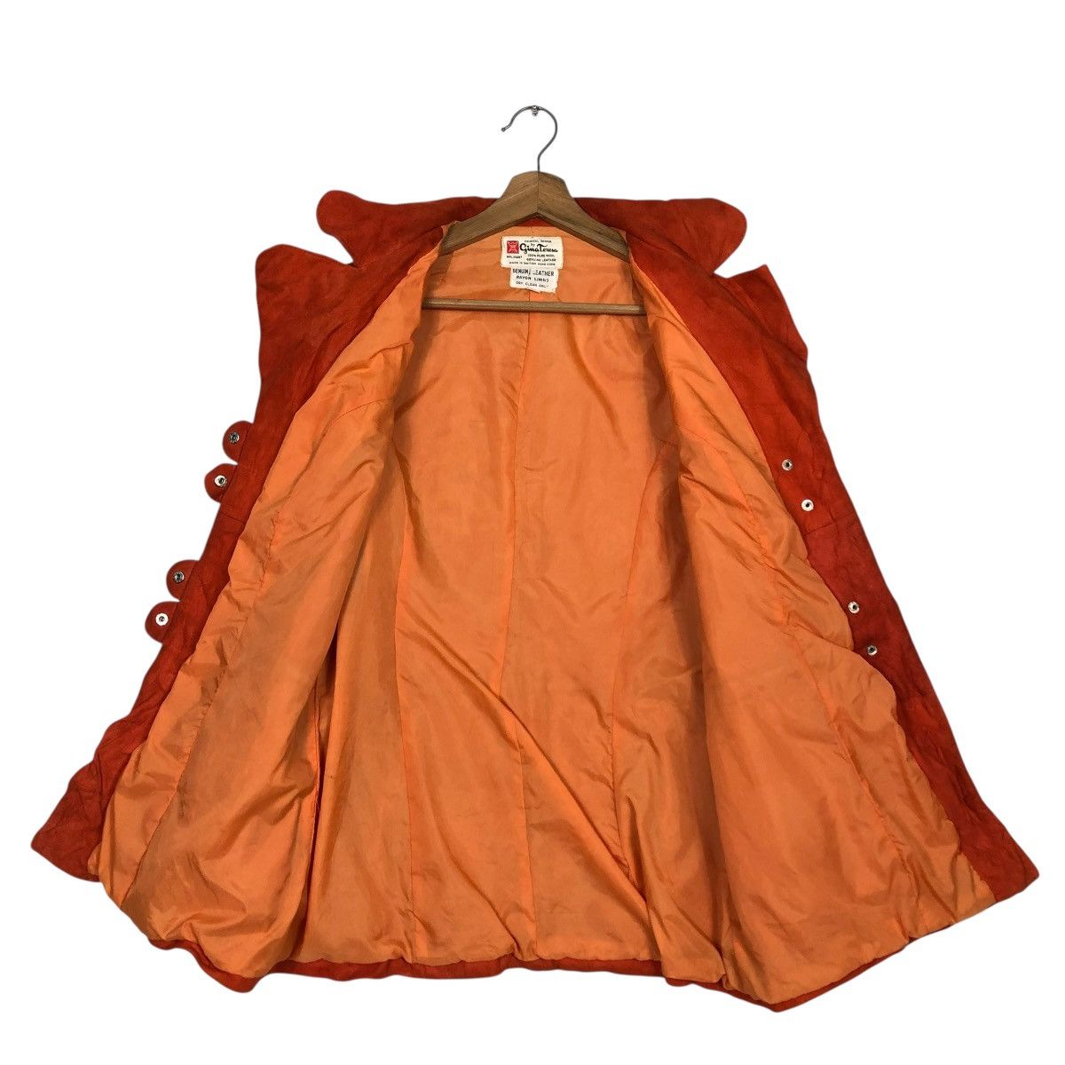 Vintage 🔥VINTAGE CHORE WORK LEATHER JACKET GINATERESA ISSEY MIYAKE Size US M / EU 48-50 / 2 - 15 Thumbnail