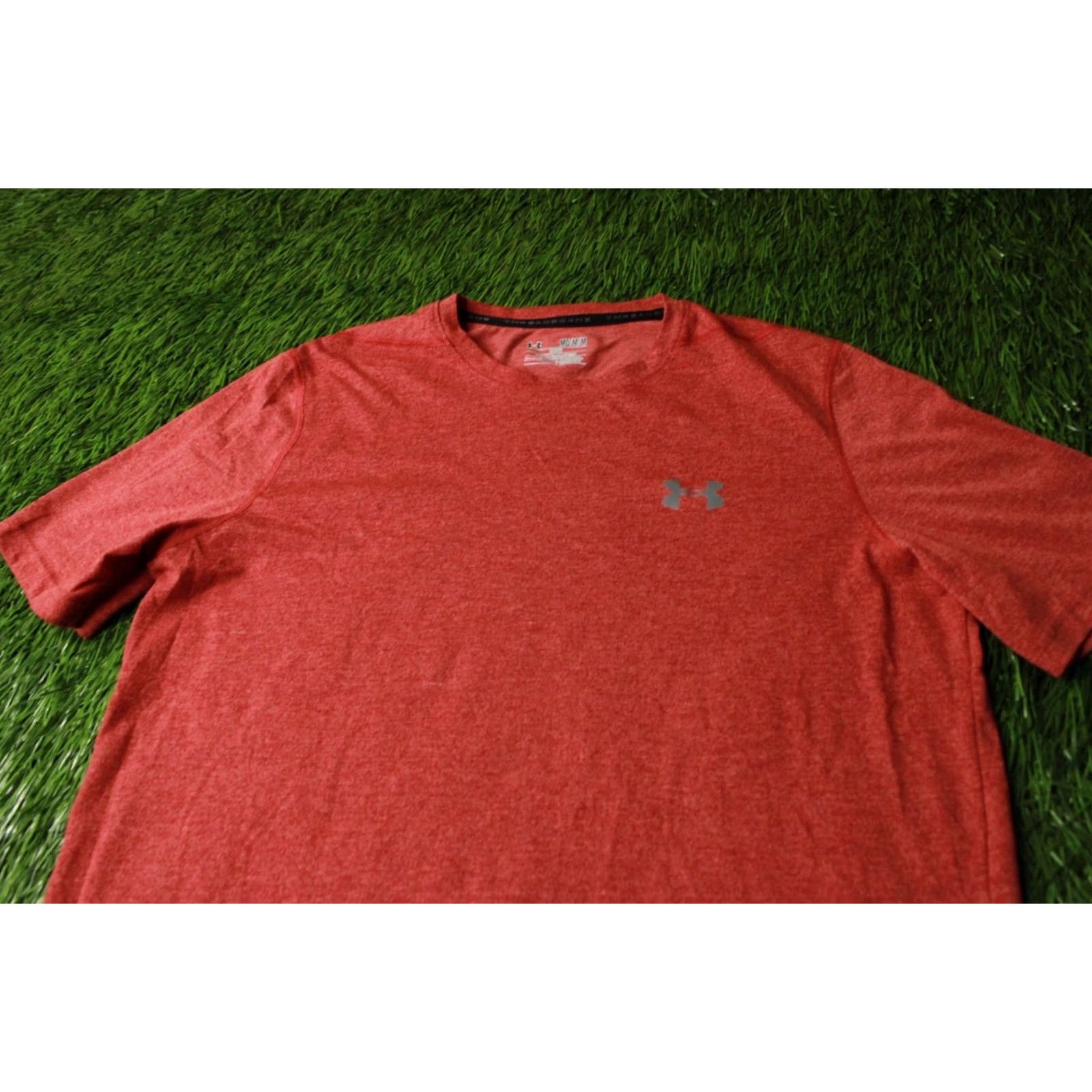 Under Armour Under Armour 2017 Men HeatGear Compression Shirt Jersey M Shirt Men Gray 100% Polyester Short Sleeve Crew Neck Size US M / EU 48-50 / 2 - 2 Thumbnail