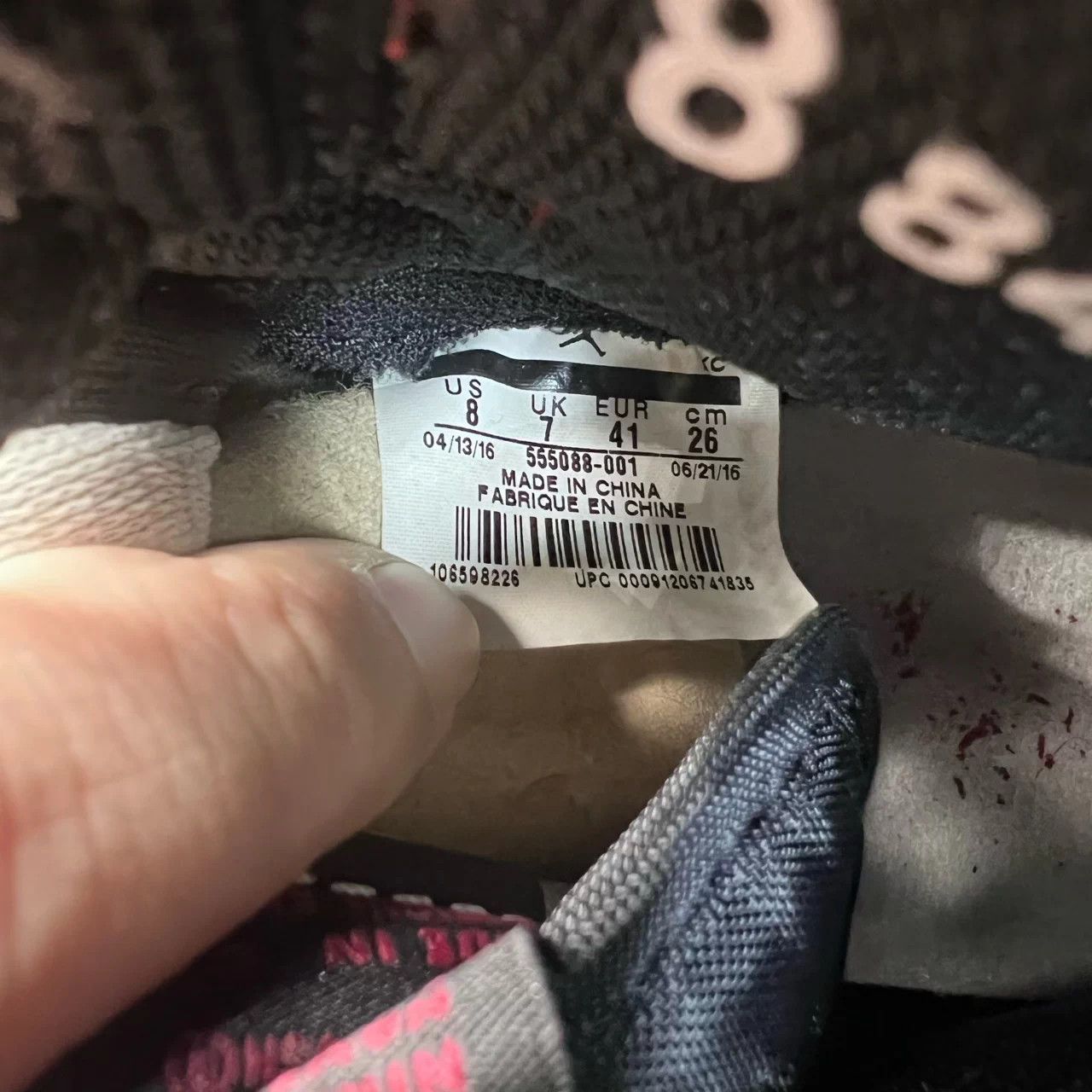 Nike AJ1 Banned 16re 41 Mint CH6943 Size US 8 / EU 41 - 8 Thumbnail