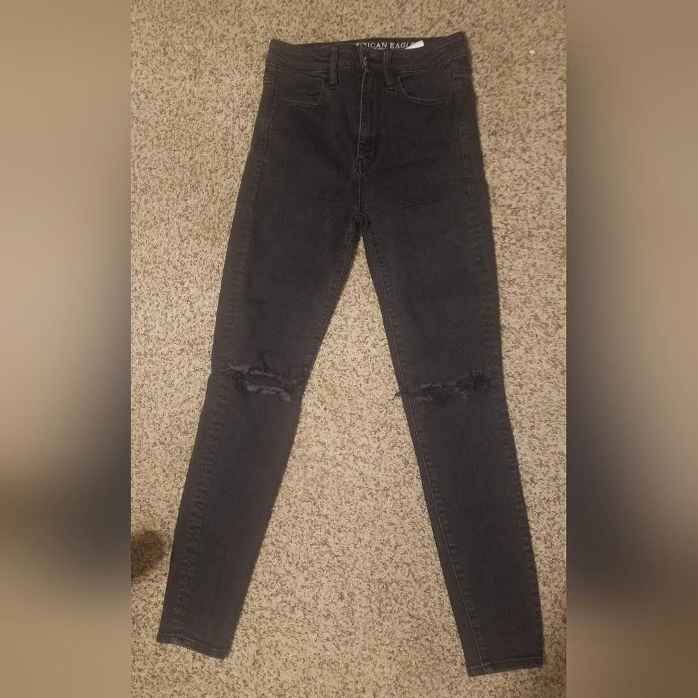 American Eagle Outfitters American Eagle Super Stretch Super High Rise Jeans Size 2 Size 26" / US 2 / IT 38 - 2 Thumbnail