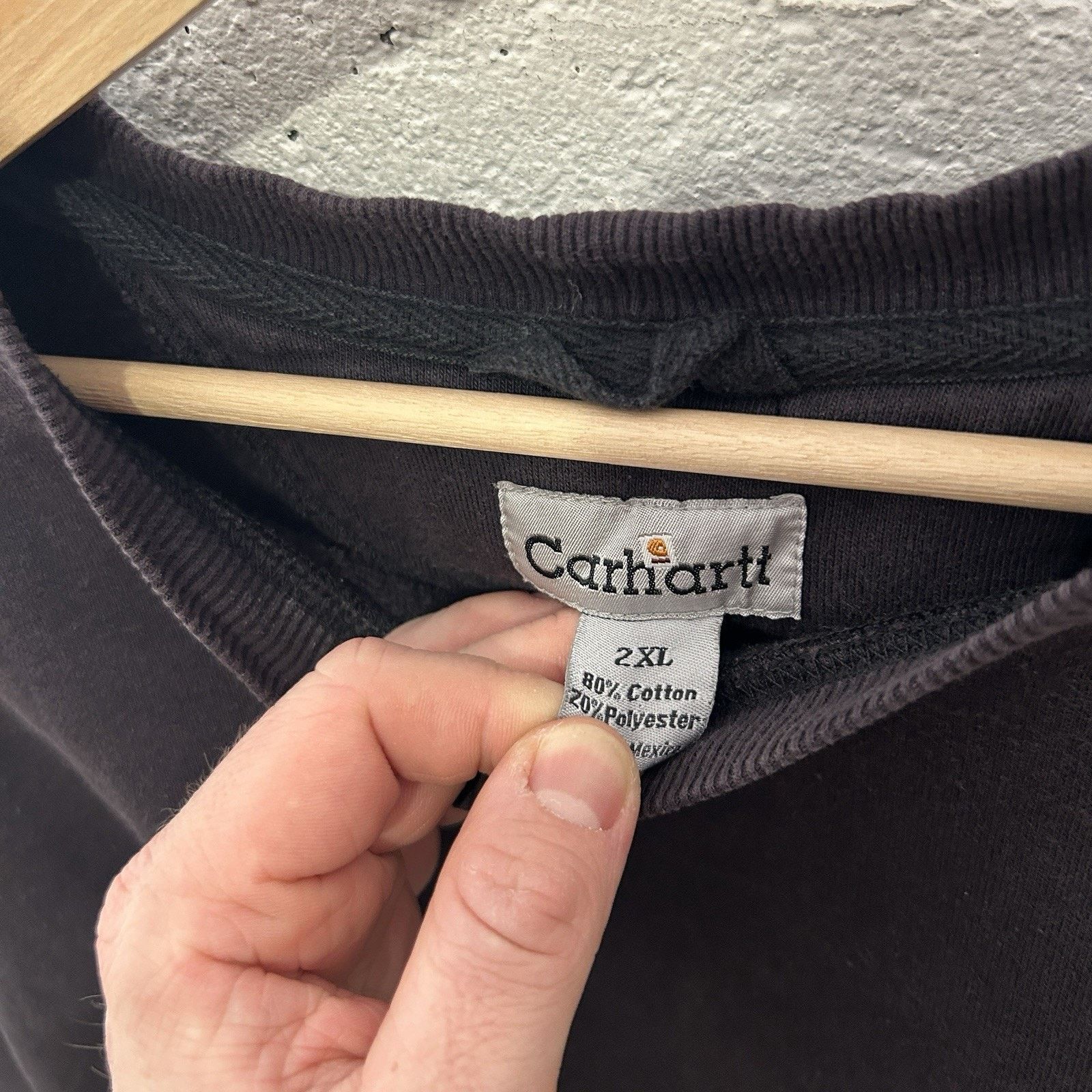 Carhartt Vintage Carhartt Heavyweight Crewneck Sweatshirt “Black” Size US XXL / EU 58 / 5 - 11 Thumbnail