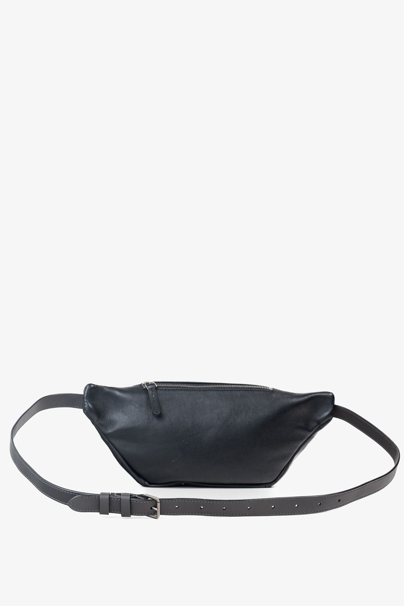 Brunello Cucinelli Brunello Cucinelli Black Leather Monili Crossbody Belt Bag Size ONE SIZE - 4 Thumbnail