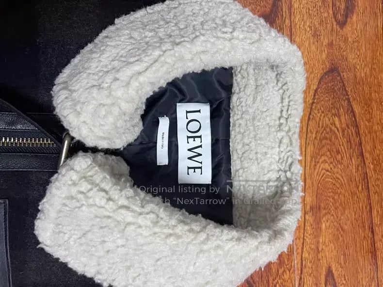 Loewe Loewe Men's Winter Coat, Wool, Cashmere and Leather Patchw Size US M / EU 48-50 / 2 - 6 Thumbnail