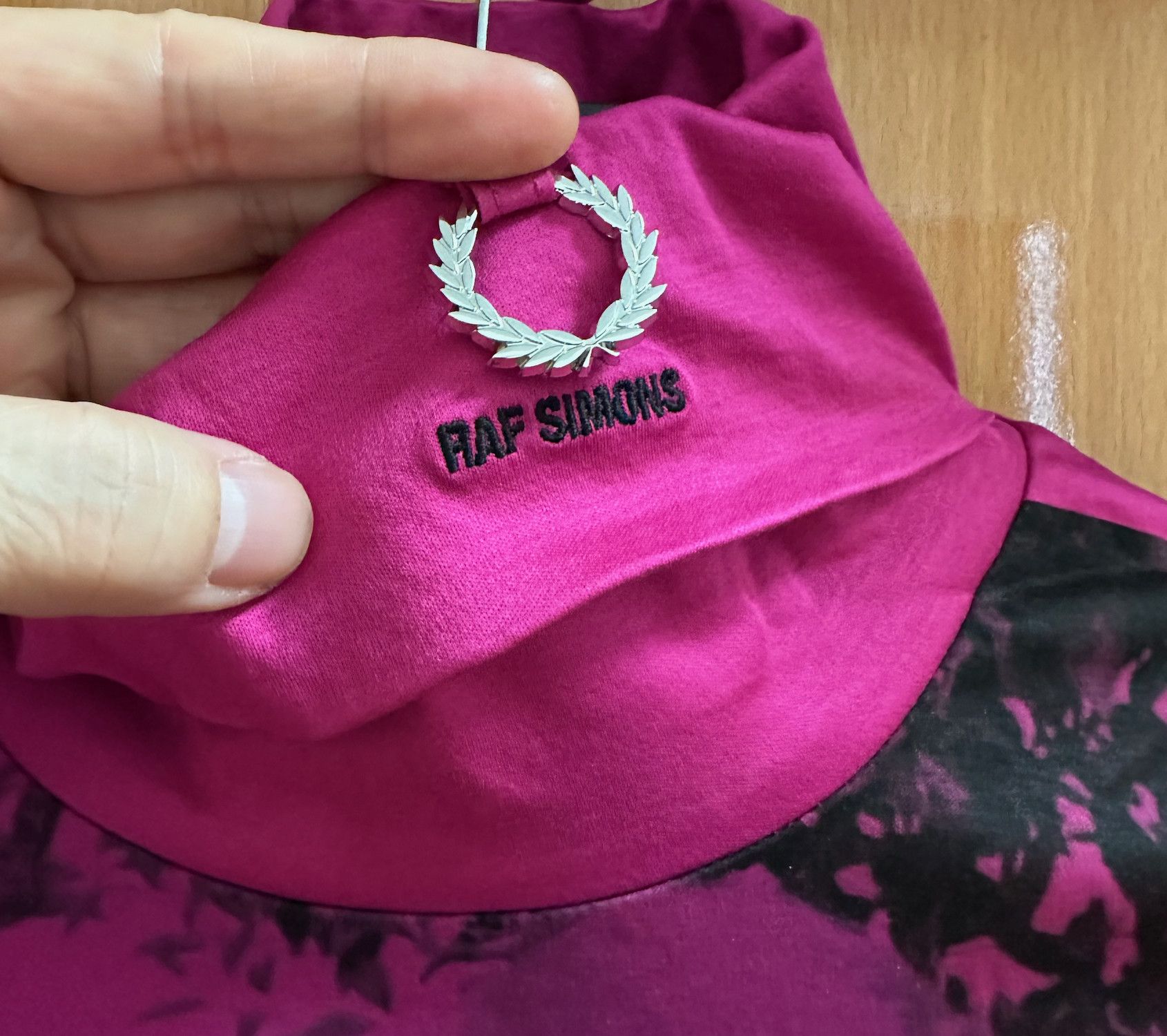 Pink Fred Perry X Raf Simons Shirt Raf Simons X Fred Perry 19FW