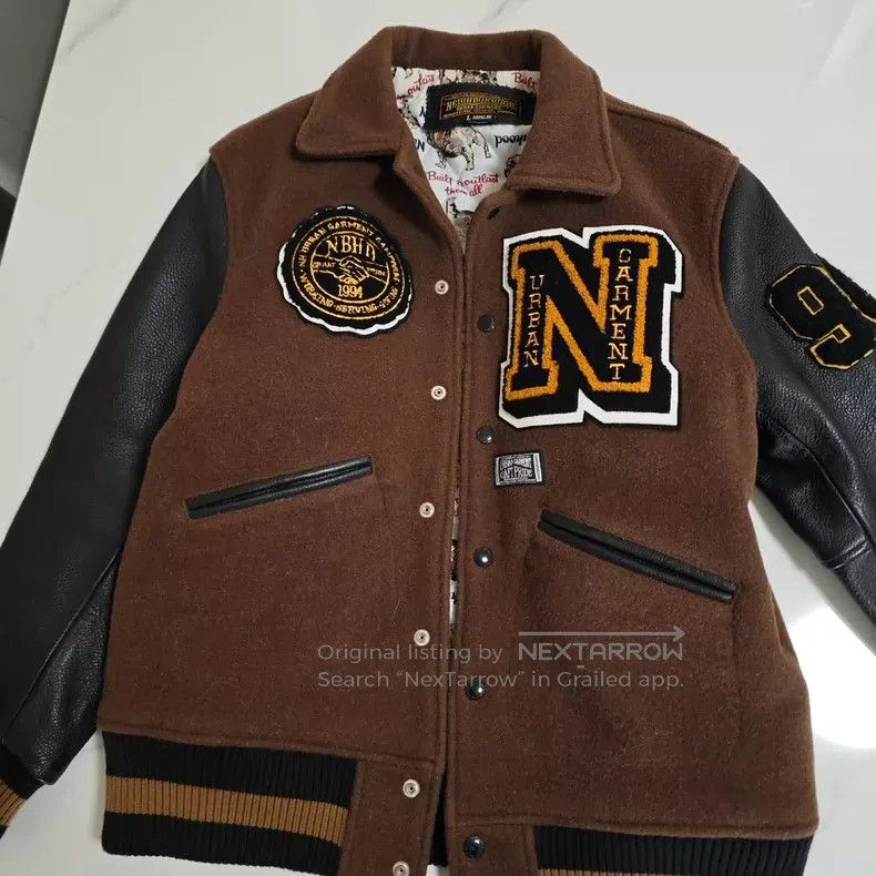 Neighborhood Neighborhood Wool Baseball Jacket Size US L / EU 52-54 / 3 - 1 Thumbnail