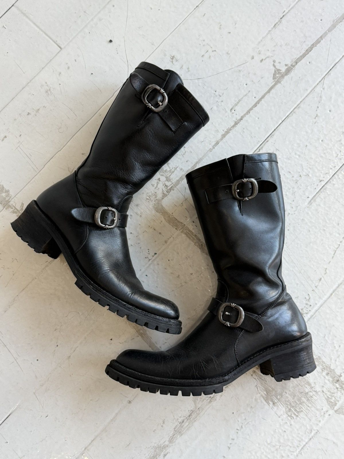 Chrome Hearts CHROME HEARTS ENGINEER POINTED TOE BOOT Size US 8 / EU 41 - 2 Thumbnail