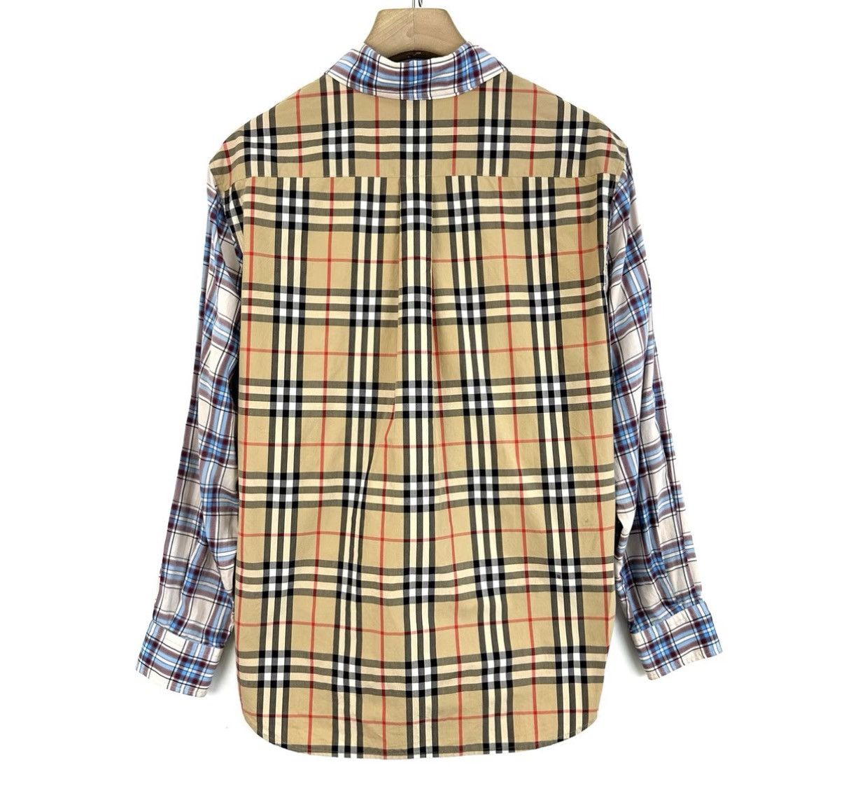 Burberry Burberry / Reversible Plaid Panel Long Sleeve Shirt K12 Size XS / US 0-2 / IT 36-38 - 2 Thumbnail