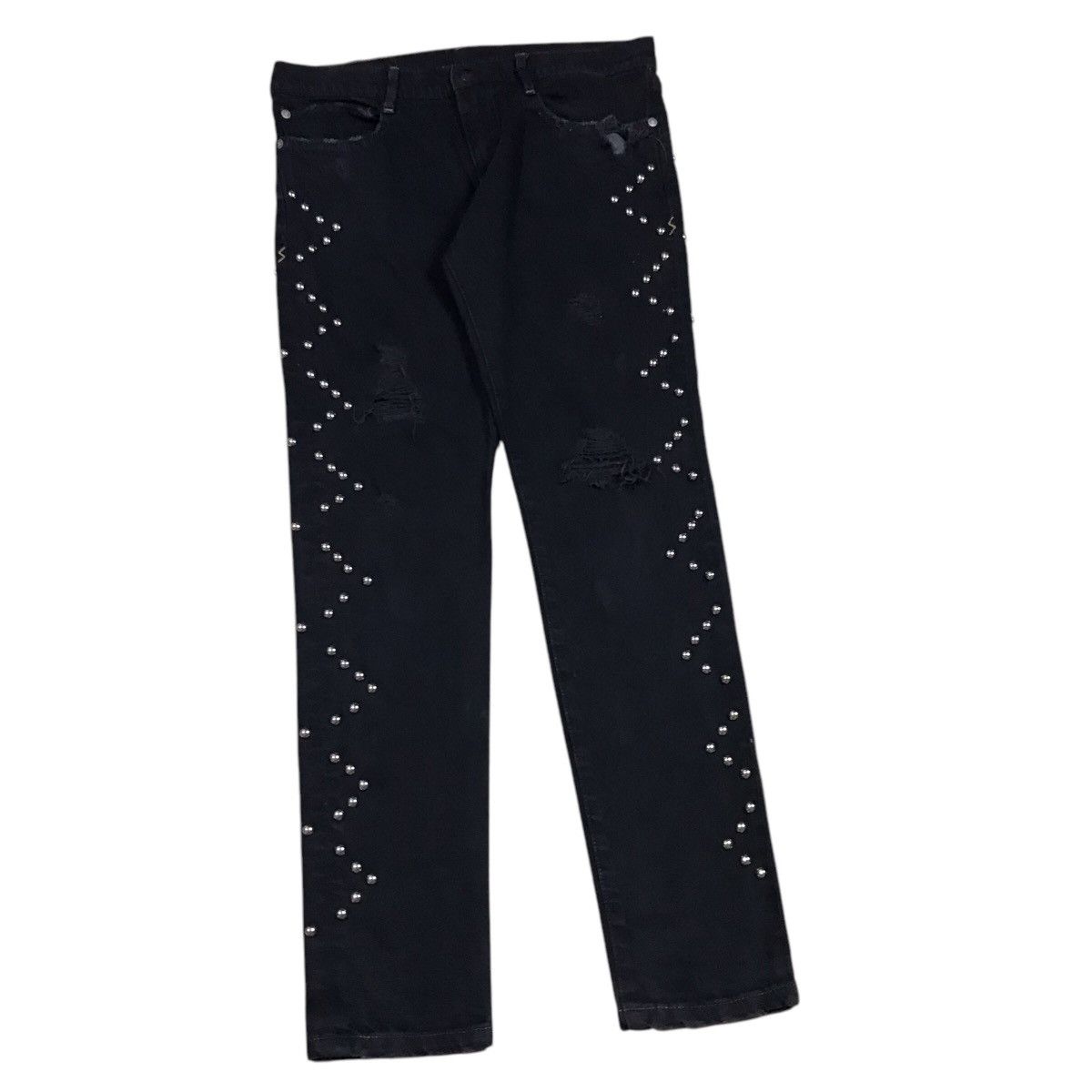 Japanese Brand RNA Sweat Distressed Pants Size 31" - 6 Thumbnail