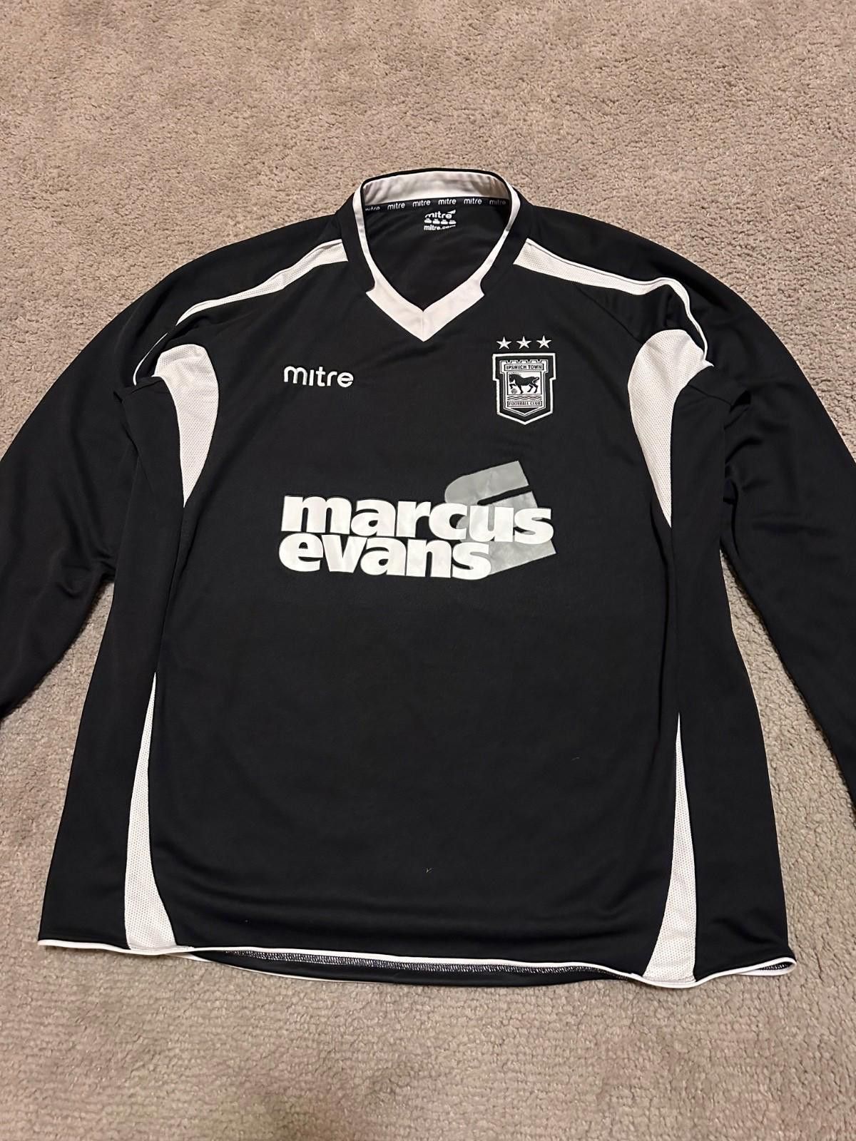 Other IPSWICH TOWN 2010/12 AWAY FOOTBALL SHIRT SOCCER JERSEY MITRE Size ONE SIZE - 3 Thumbnail