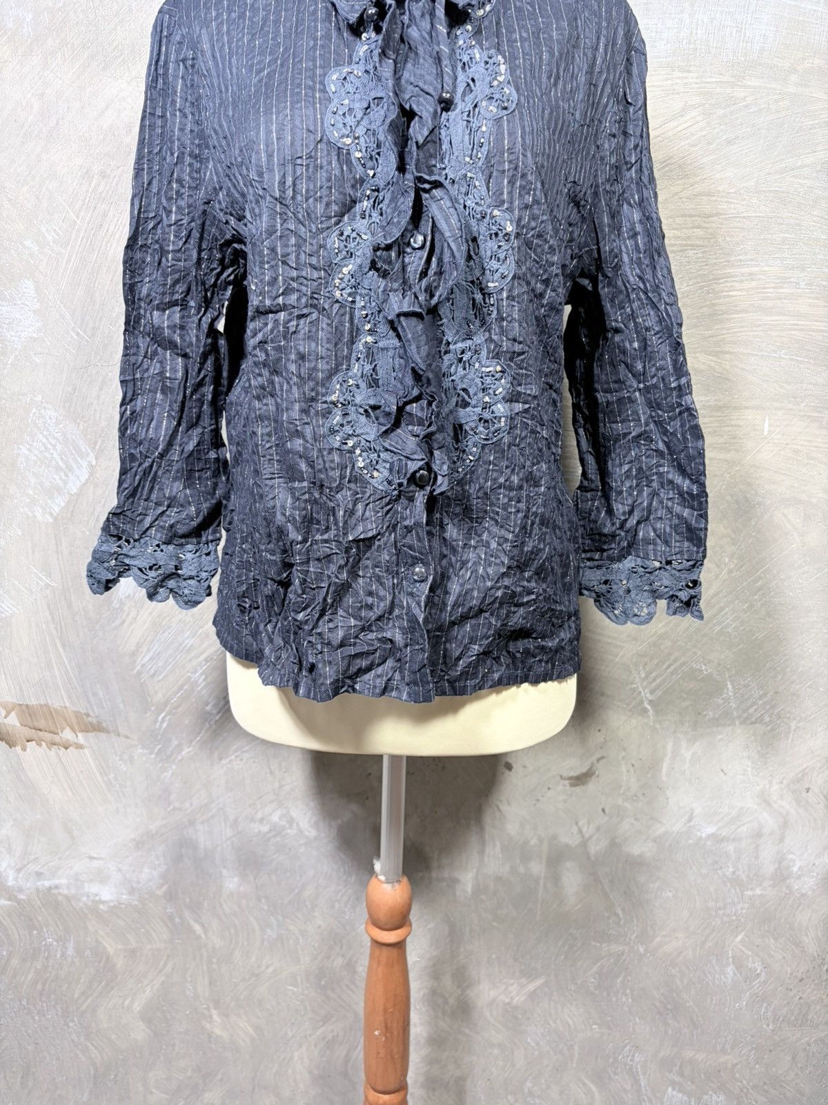 Japanese Brand Y2K Key Wear Women Button Up Shirt Size M / US 6-8 / IT 42-44 - 3 Thumbnail