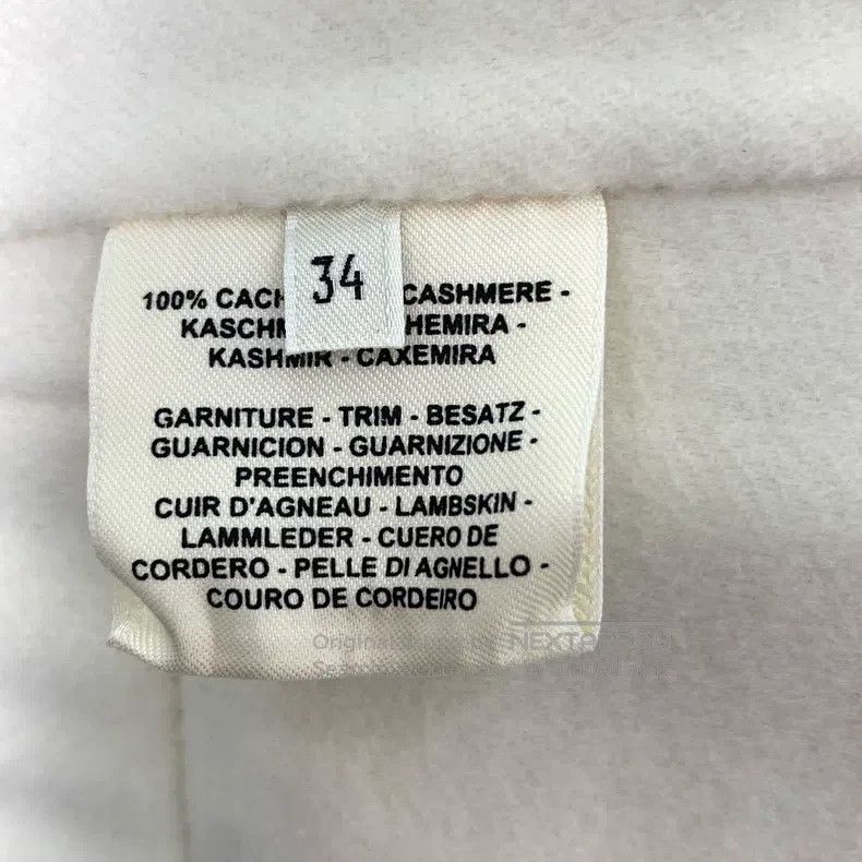 Hermes Hermes White Cashmere Single-Breasted Coat Size XXS / US 00 / IT 34 - 6 Thumbnail
