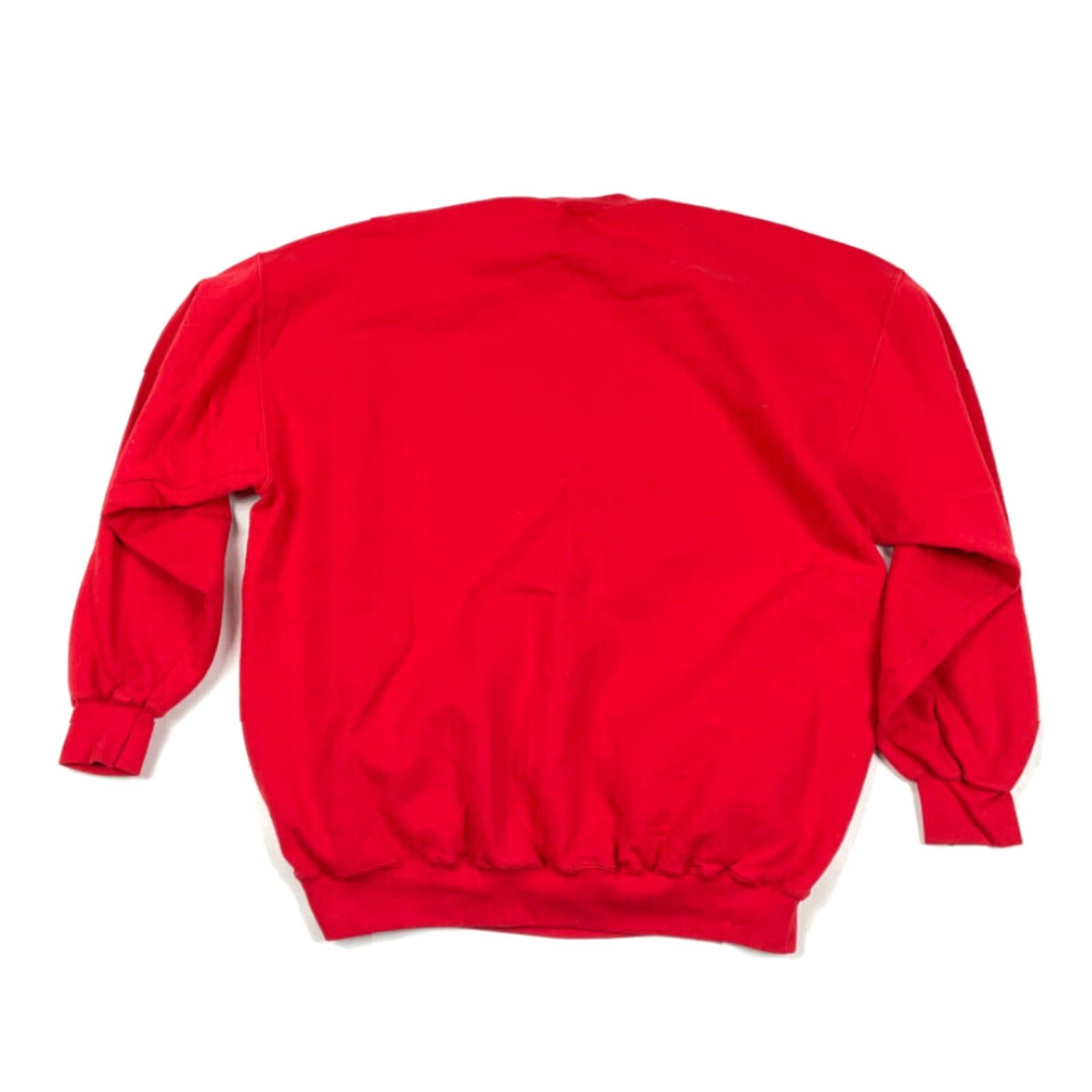Gildan VINTAGE Gildan Florida Embroidered Dolphin Sweatshirt Mens XL Red Lightweight Crew Neck Pullover Retro Size US XL / EU 56 / 4 - 2 Thumbnail
