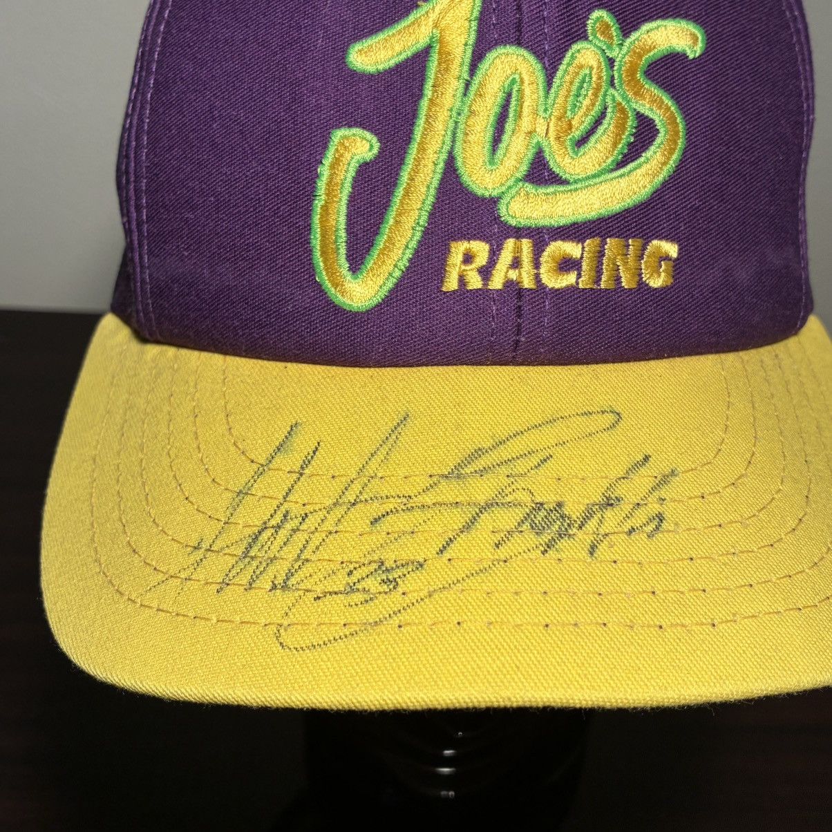 Camel Camel Joe cigarettes nascar neon yellow snap back hat Size ONE SIZE - 2 Thumbnail