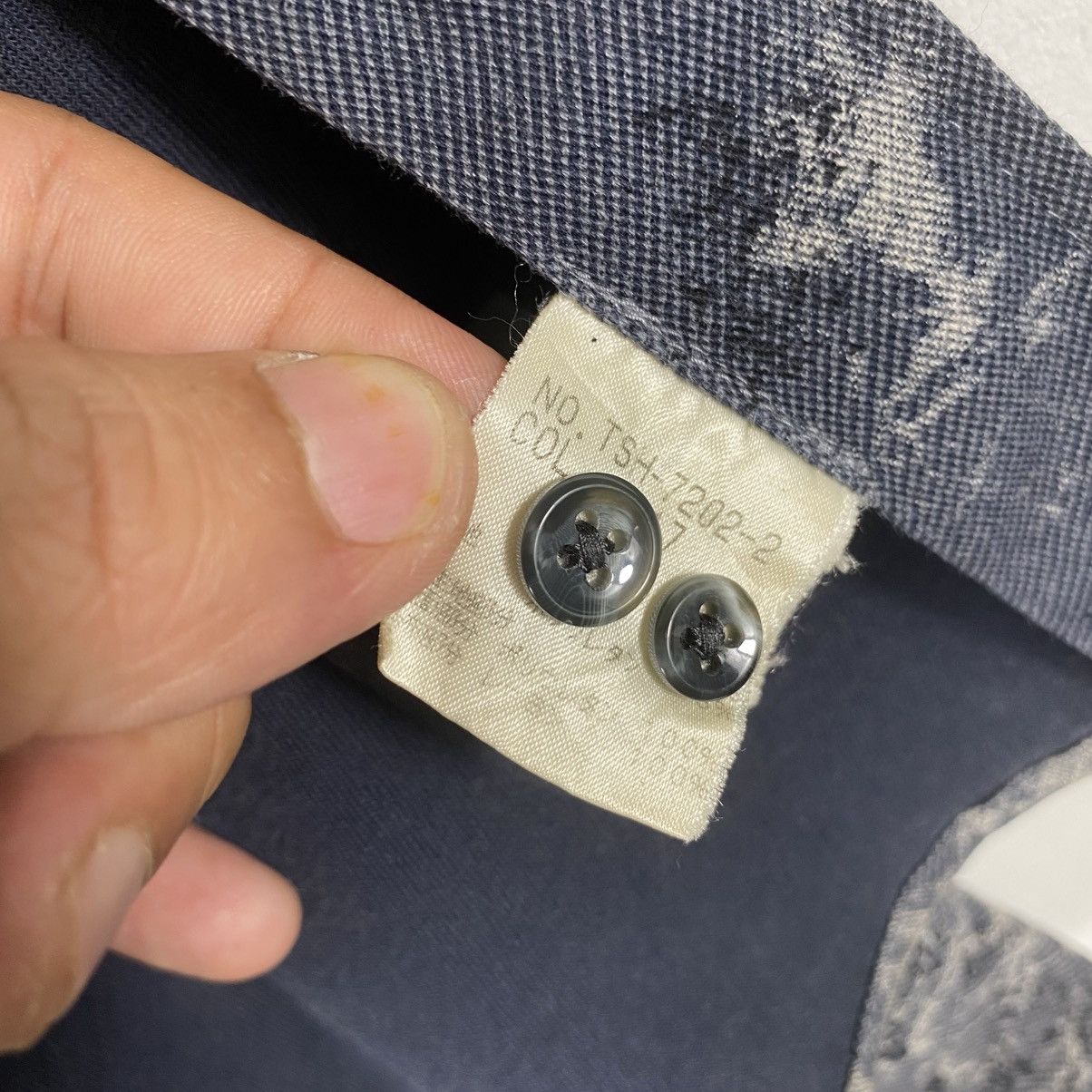 Le Grande Bleu (L.G.B.) × Tornado Mart Vintage Tornado Mart Tie Dye Shirt M Size Grey/Black Colour Size US M / EU 48-50 / 2 - 9 Thumbnail