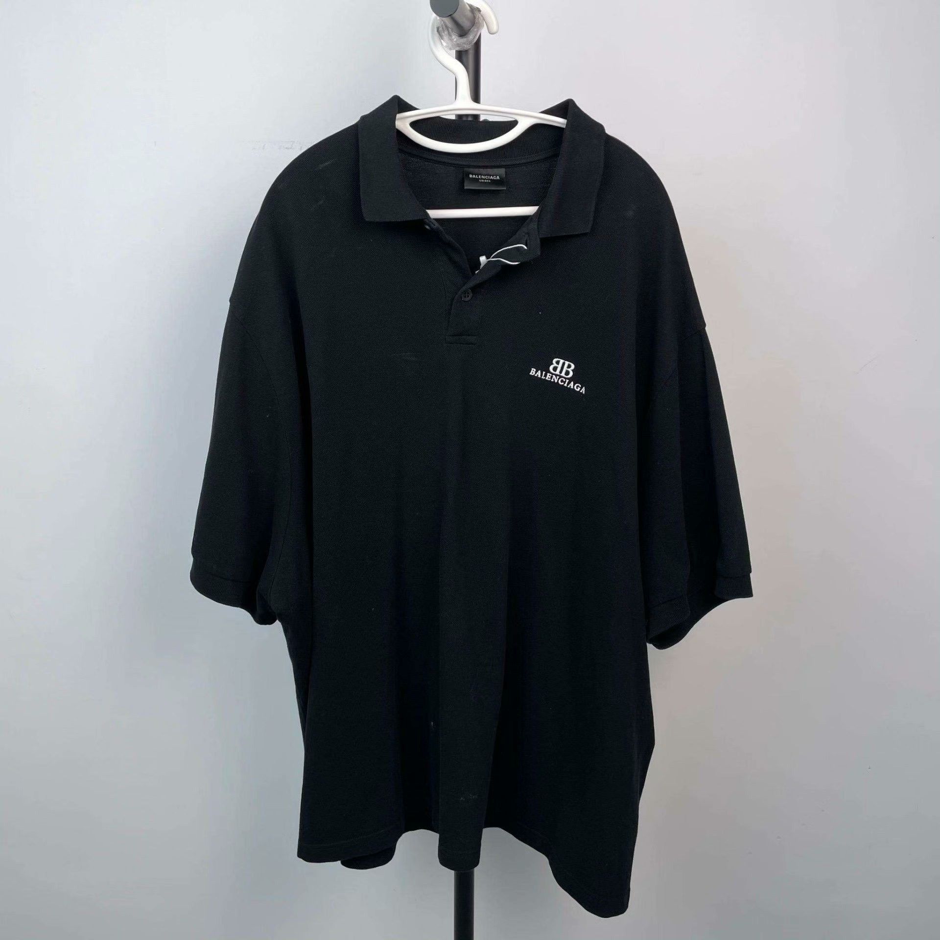 Balenciaga Balenciaga Embroidered Polo S Men Size US S / EU 44-46 / 1 - 1 Thumbnail