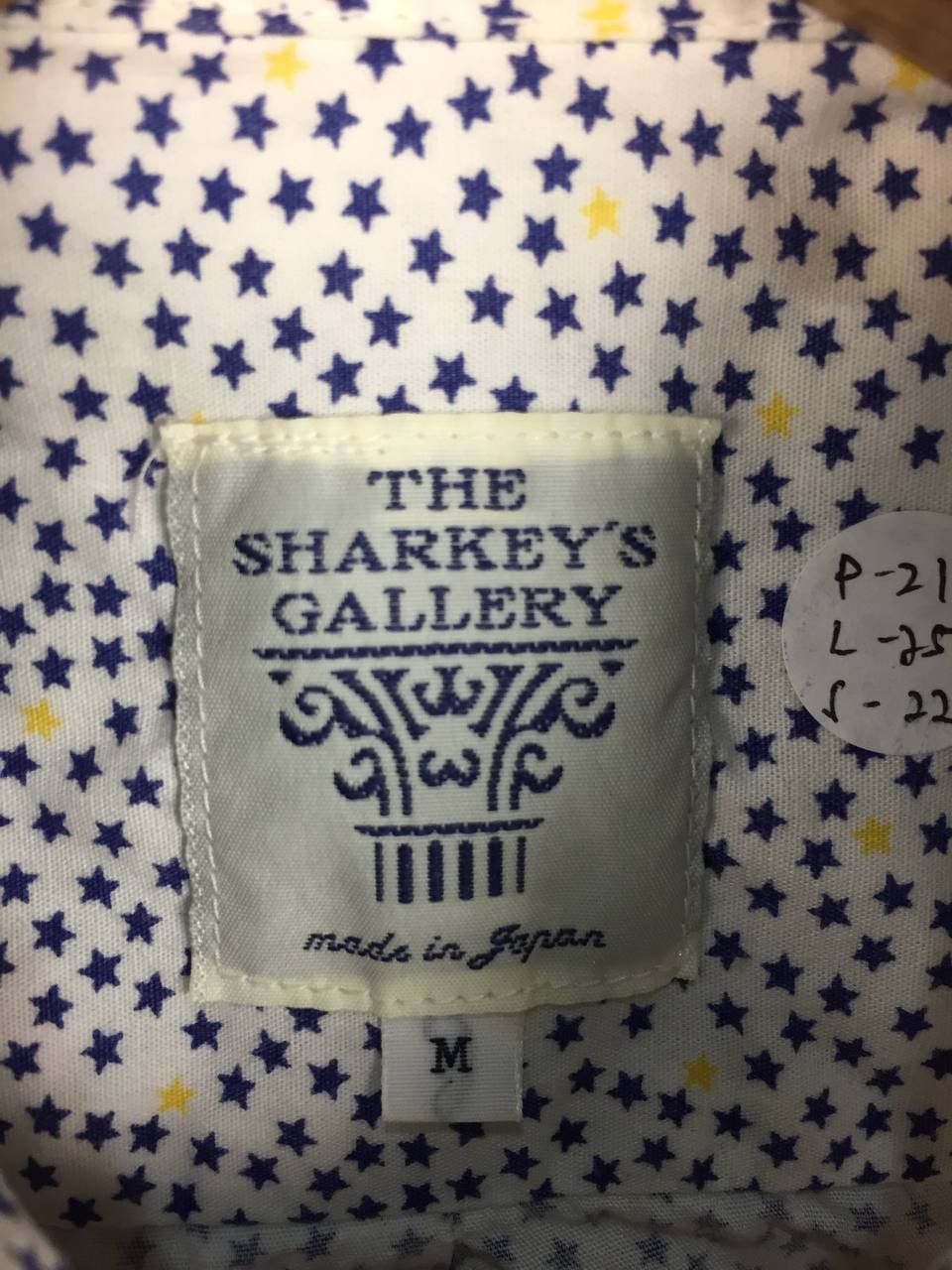 Japanese Brand The Sharkey's Gallery Japan Star Patterned Button-Down Shirt Size US M / EU 48-50 / 2 - 8 Thumbnail