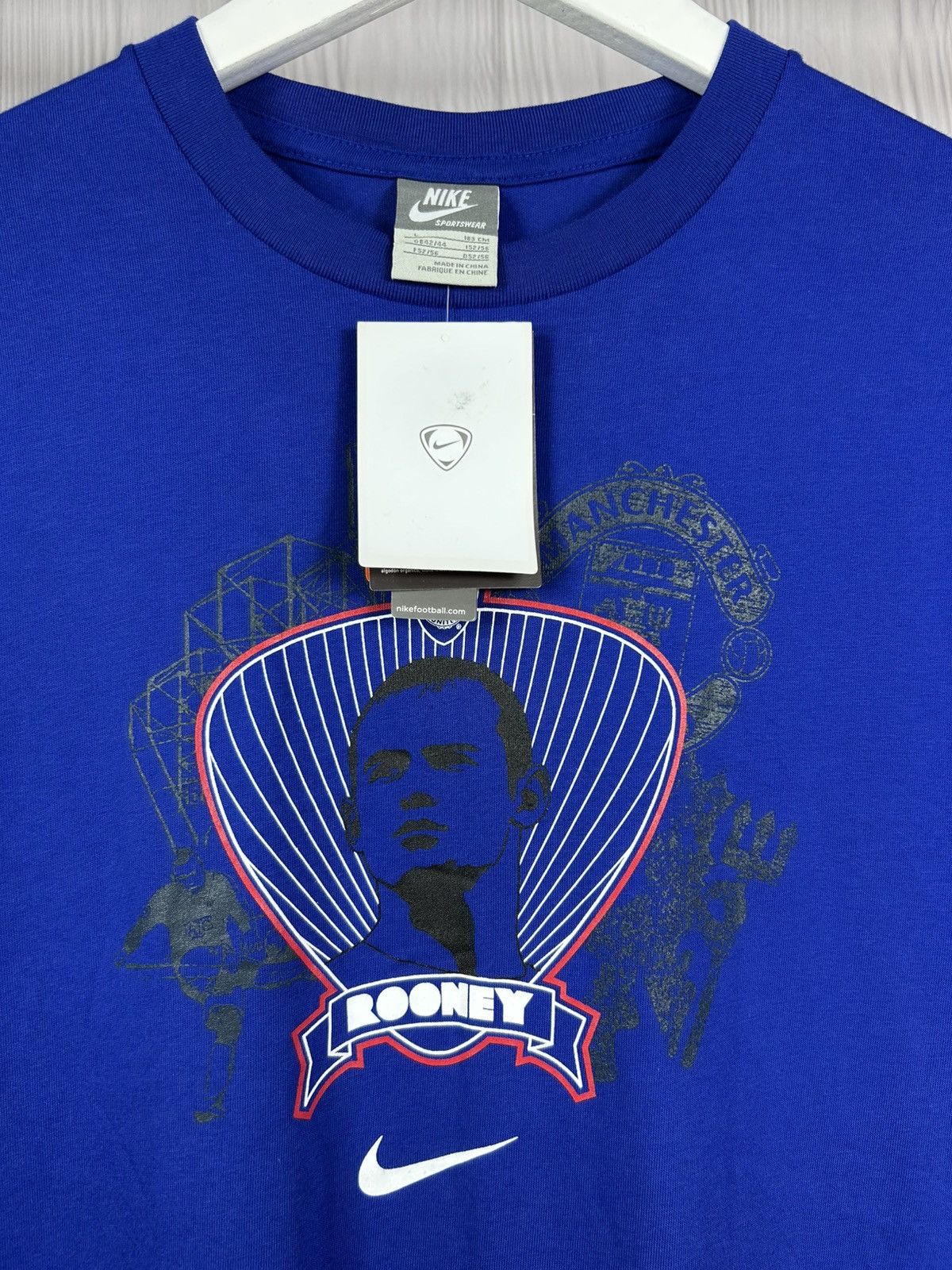 Nike Deadstock Nike Wayne Rooney 10 Man United Vintage T-Shirt L⁠ Size US L / EU 52-54 / 3 - 5 Thumbnail
